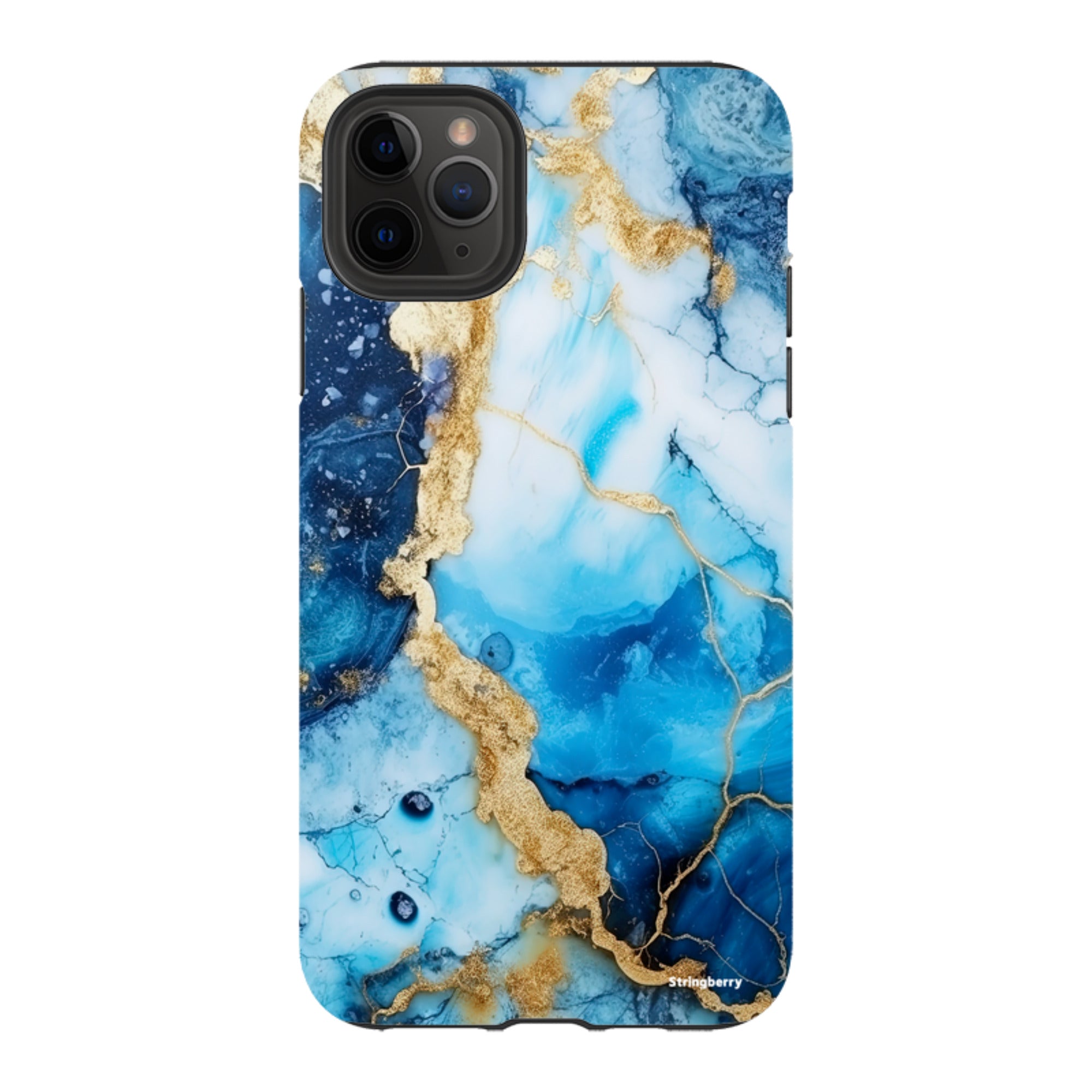 iPhone Tough Case - Blue Marbs