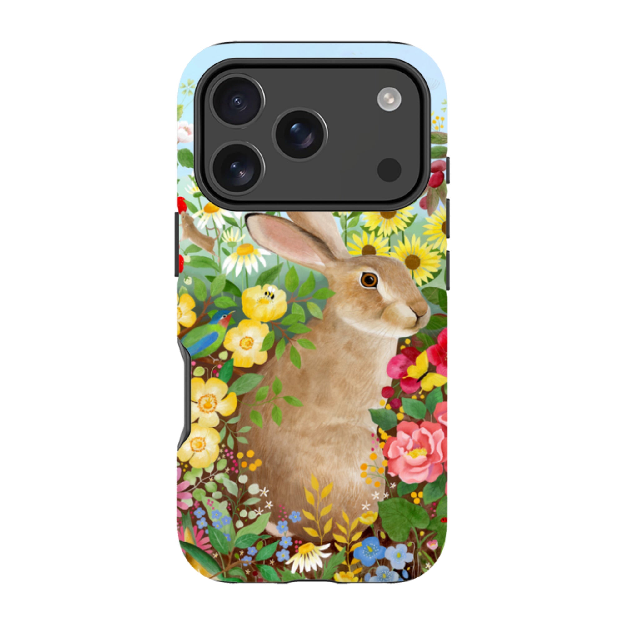 iPhone Tough Case - Rabbit Garden By Bex Parkin