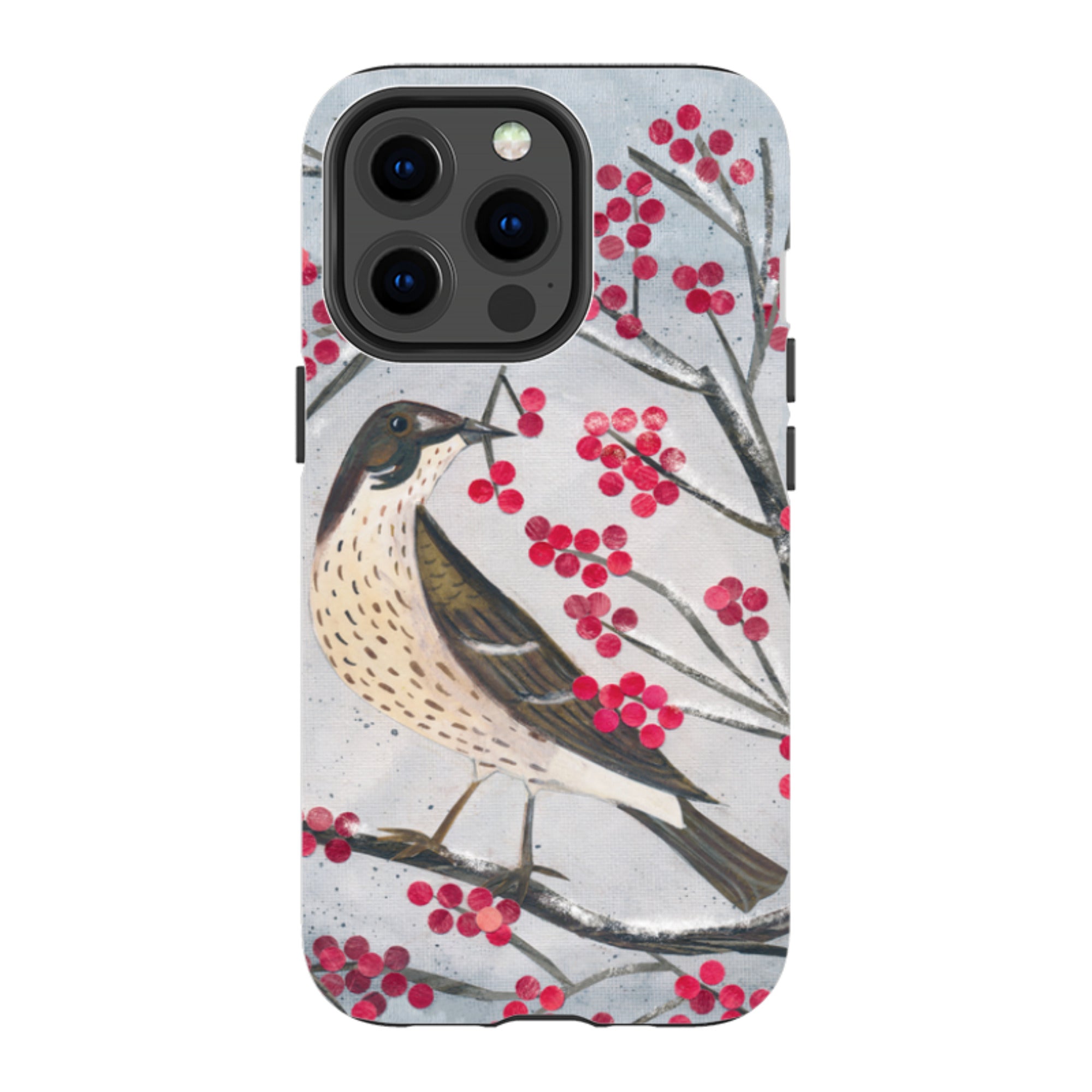 iPhone MagSafe Tough Case - Mistle Thrush By Tracey English
