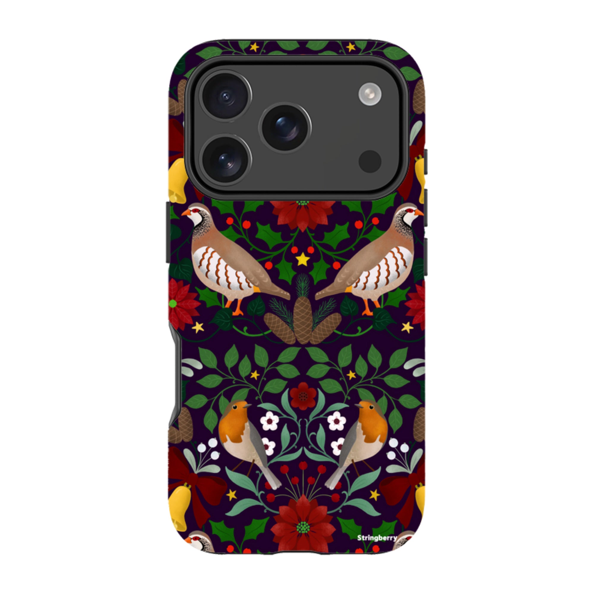 iPhone Tough Case - Xmas Pattern III By Bex Parkin