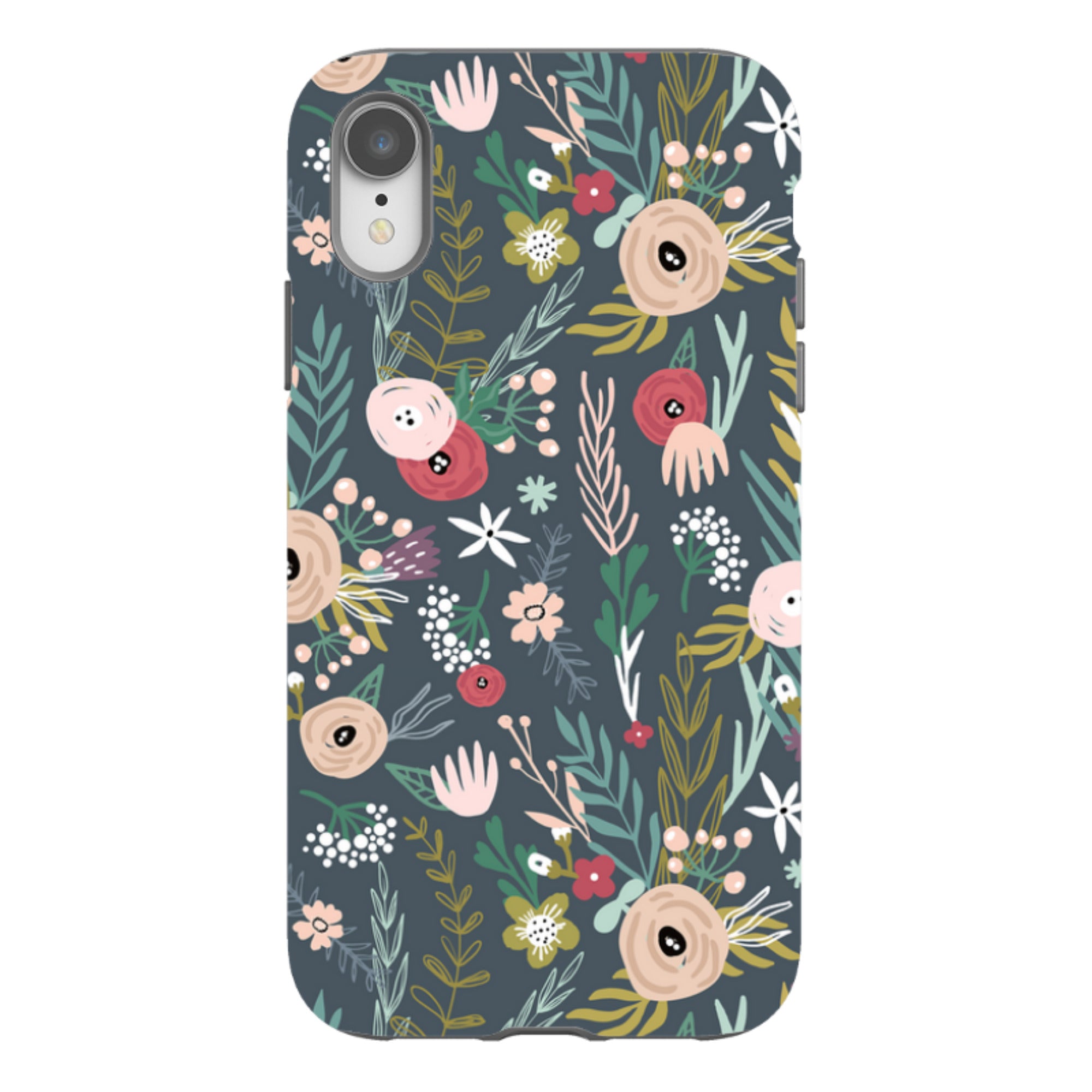 iPhone Tough Case - Winter Scandi Floral