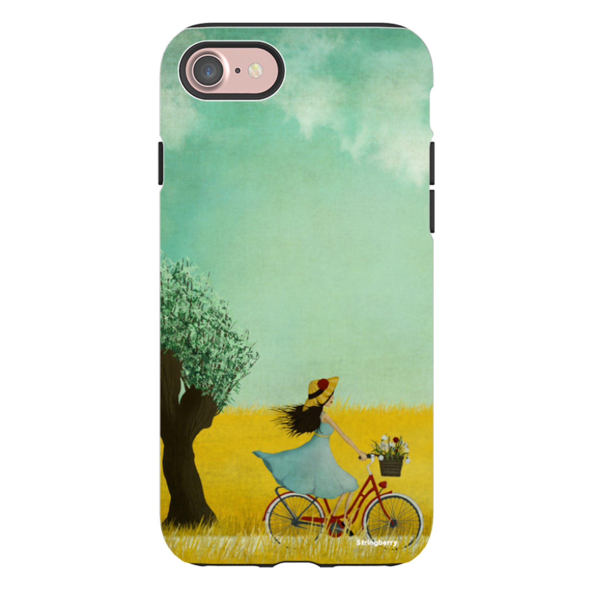 iPhone Tough Case - Bike Ride By Maja Lindberg
