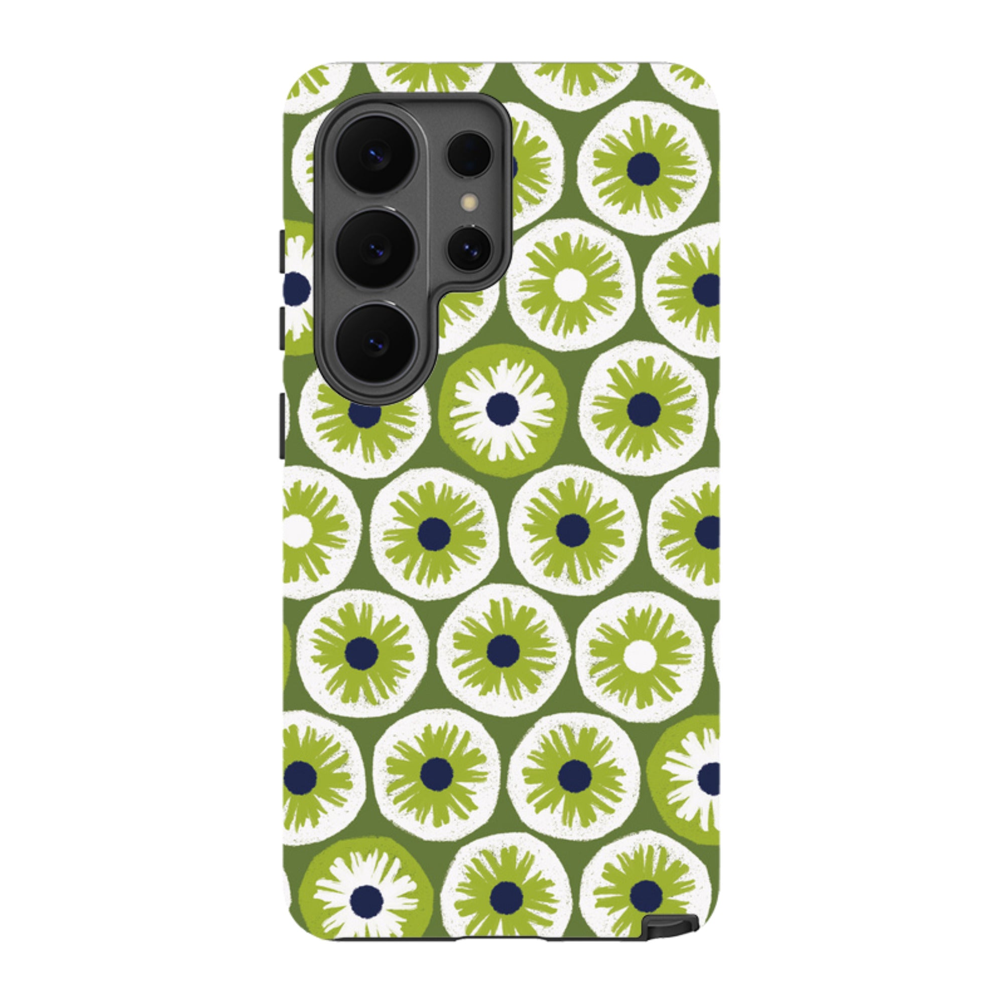Samsung Tough Case - Penny Flowers Green By Ali Brookes