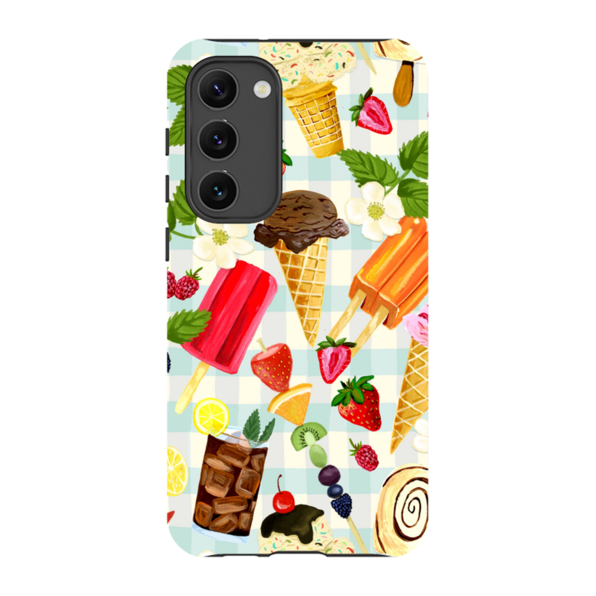 Samsung Tough Case - Ice Floral By Abby Jacobs