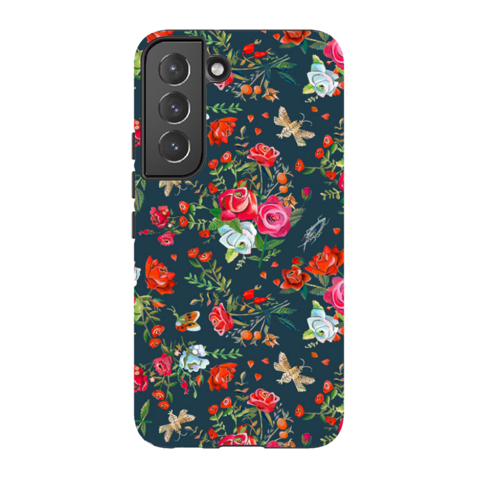 Samsung Tough Case - Blue Roses By Caroline Bonne Muller