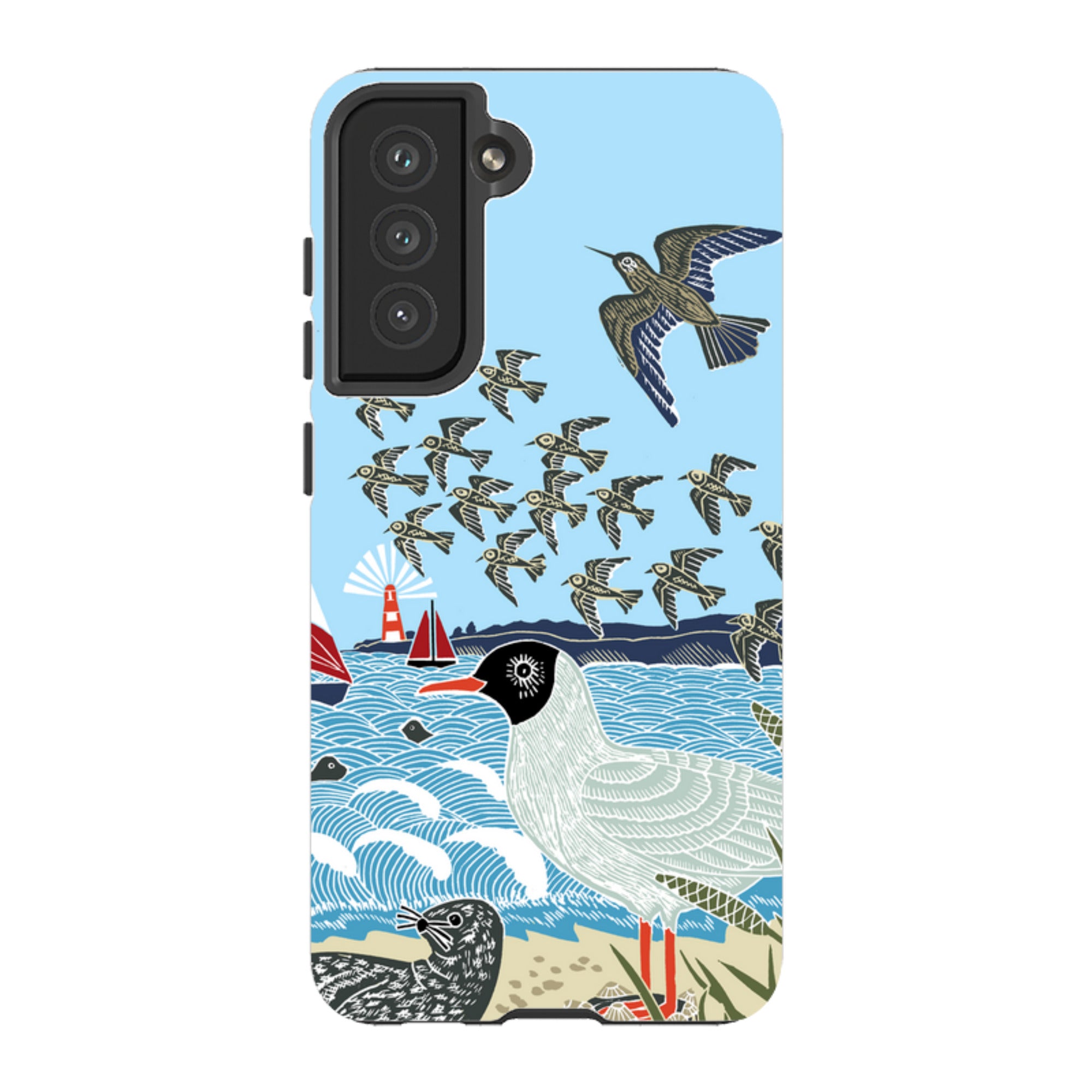 Samsung Tough  Case - Seagulls And Seals By Kate heiss