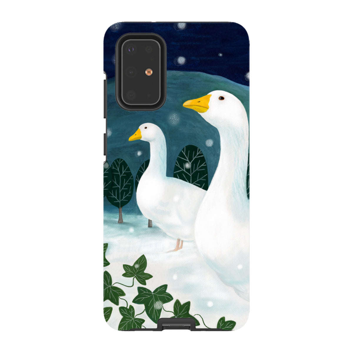 Samsung Tough Case - Winter Geese By Bex Parkin