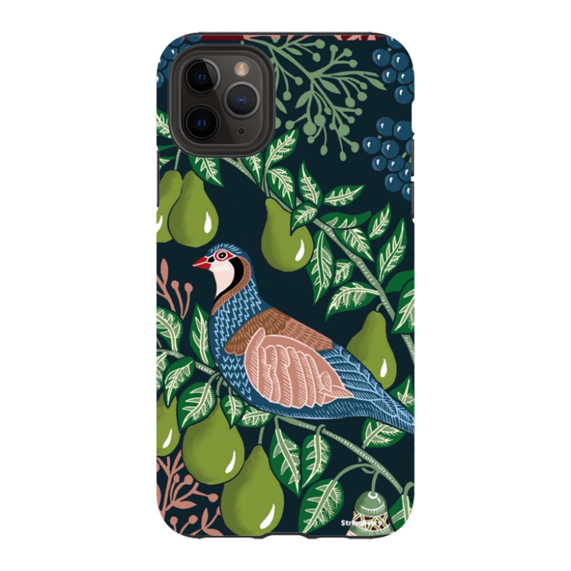iPhone Tough Case - Partridge In Pear Tree By Kate Heiss