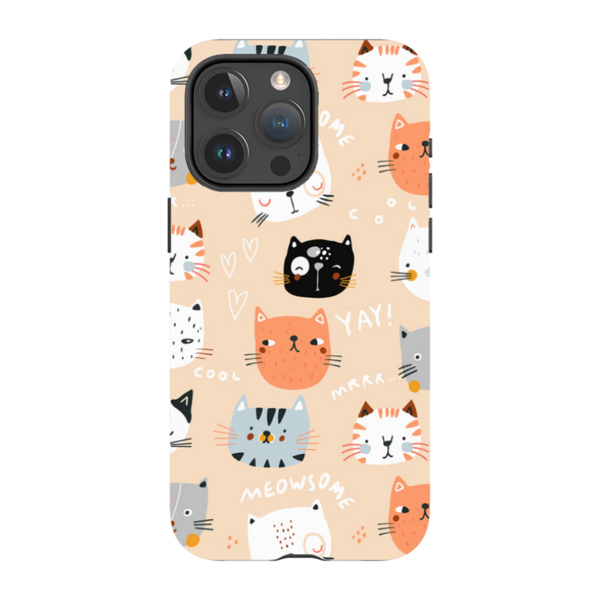 iPhone Tough Case - Meowsome