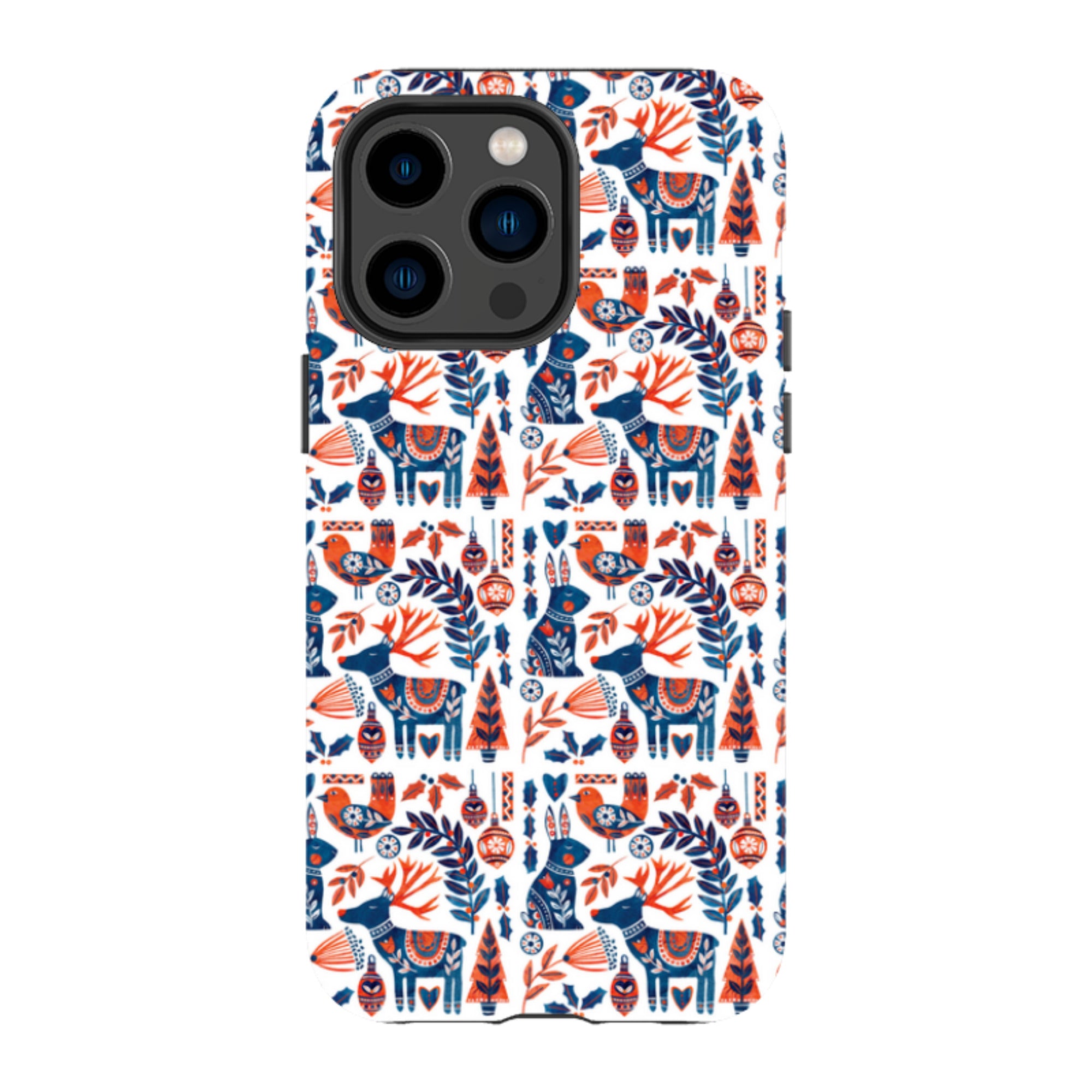 iPhone Tough Case - Scandi Animals By Tracey English
