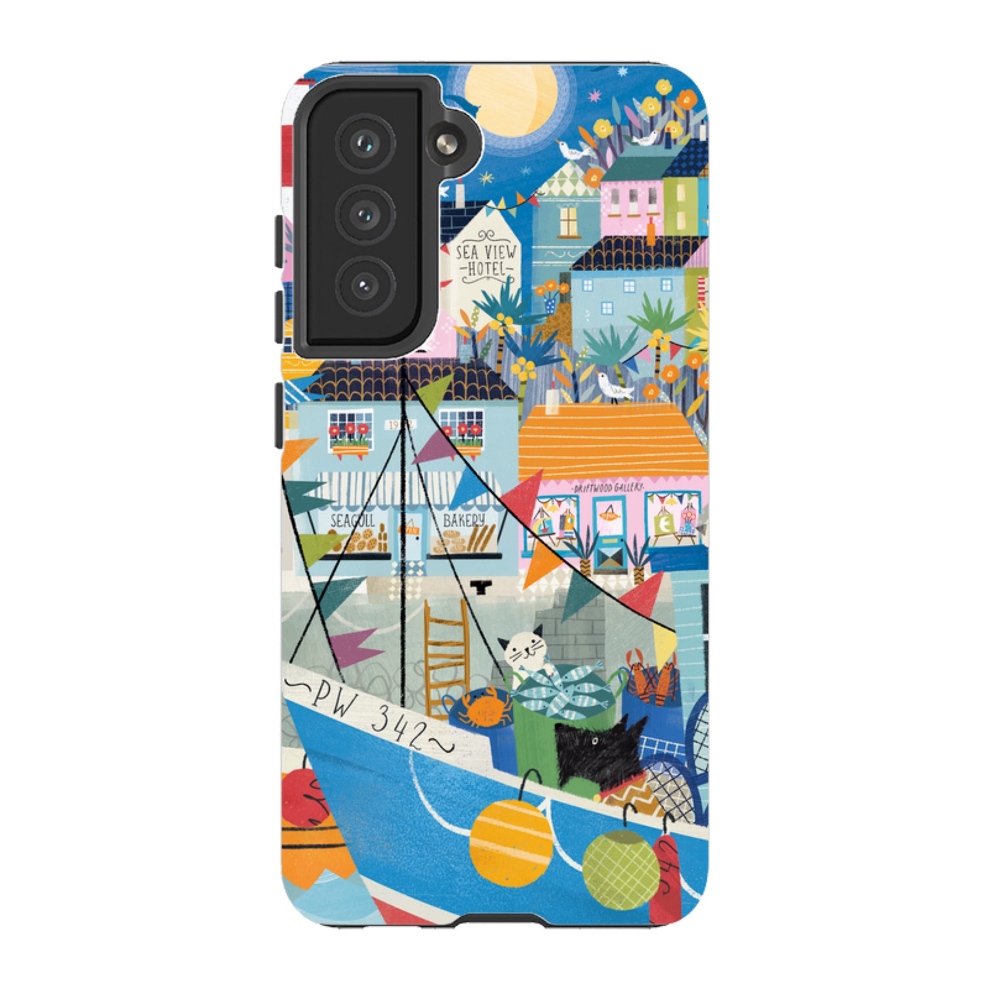 Samsung Tough  Case - Night Harbour 2 By Ali Brookes