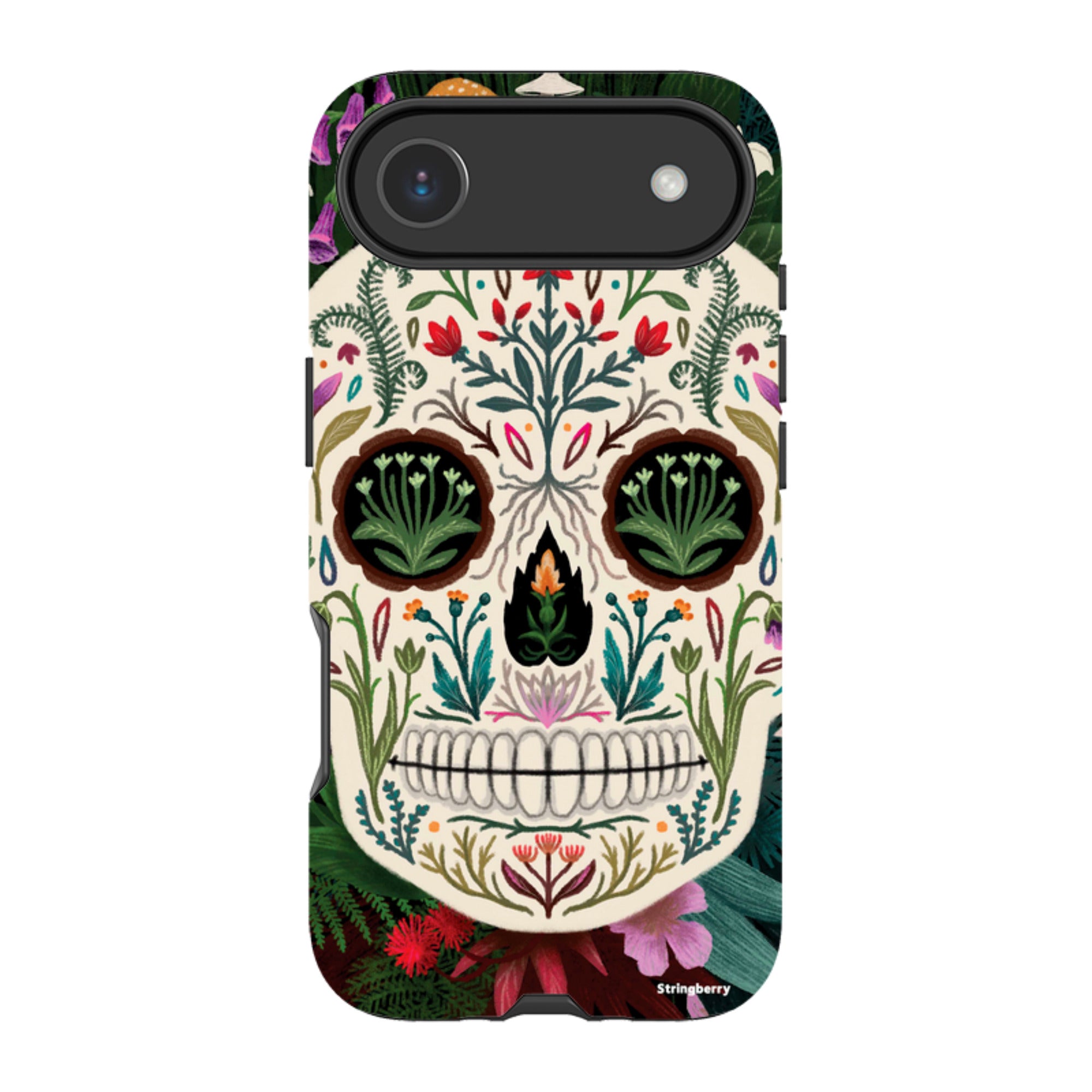 iPhone MagSafe Tough Case -  Poison Sugar Skull By Anna Stead