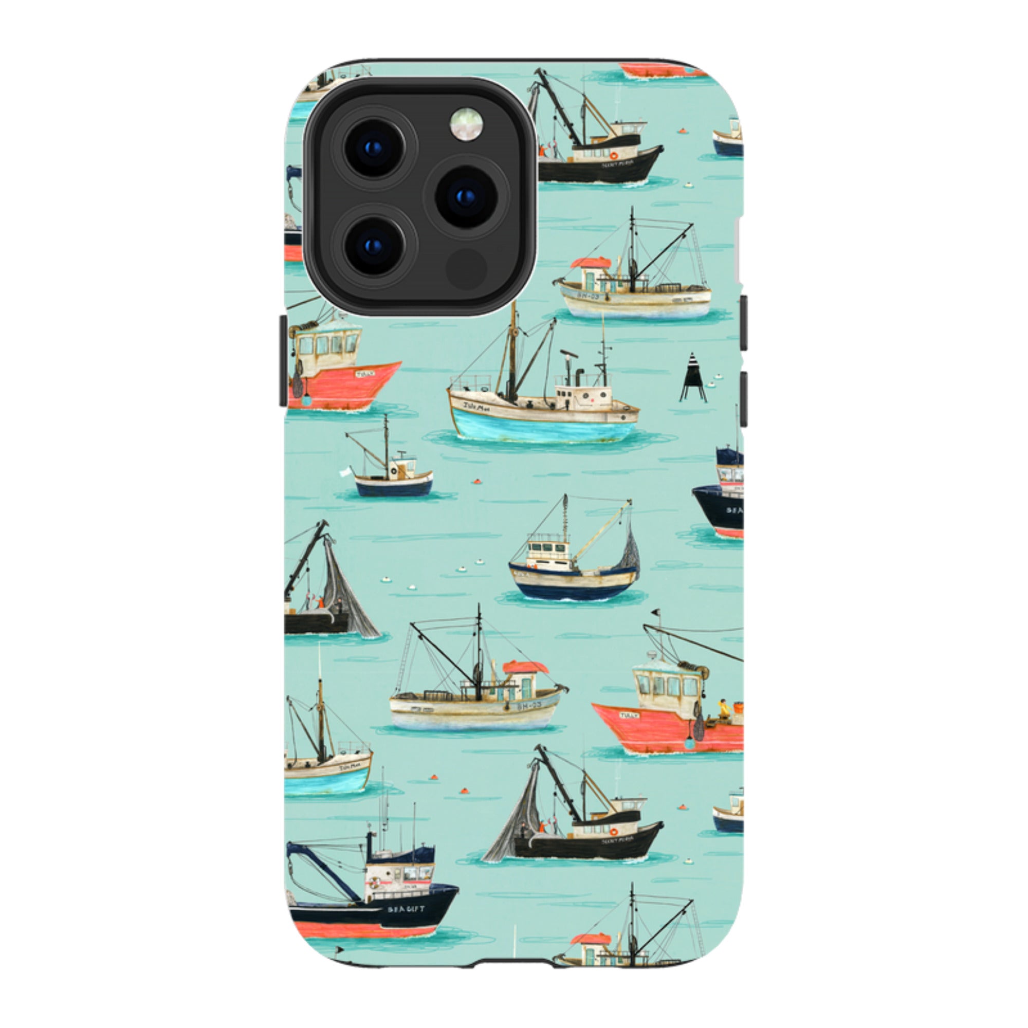 iPhone MagSafe Tough Case - Fishing Boats By Katherine Quinn