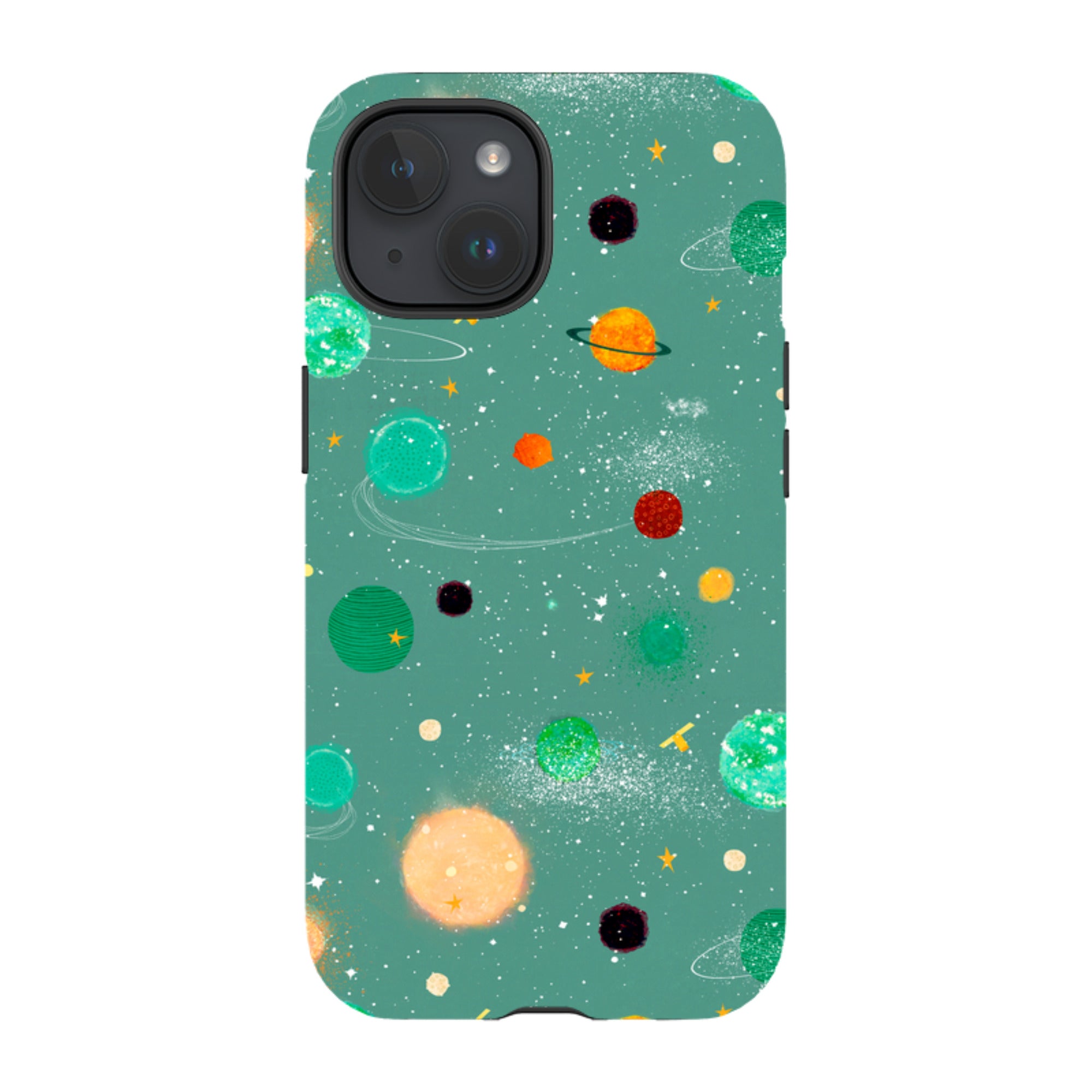 iPhone Tough Case - Far Far Away Green By Katherine Quinn