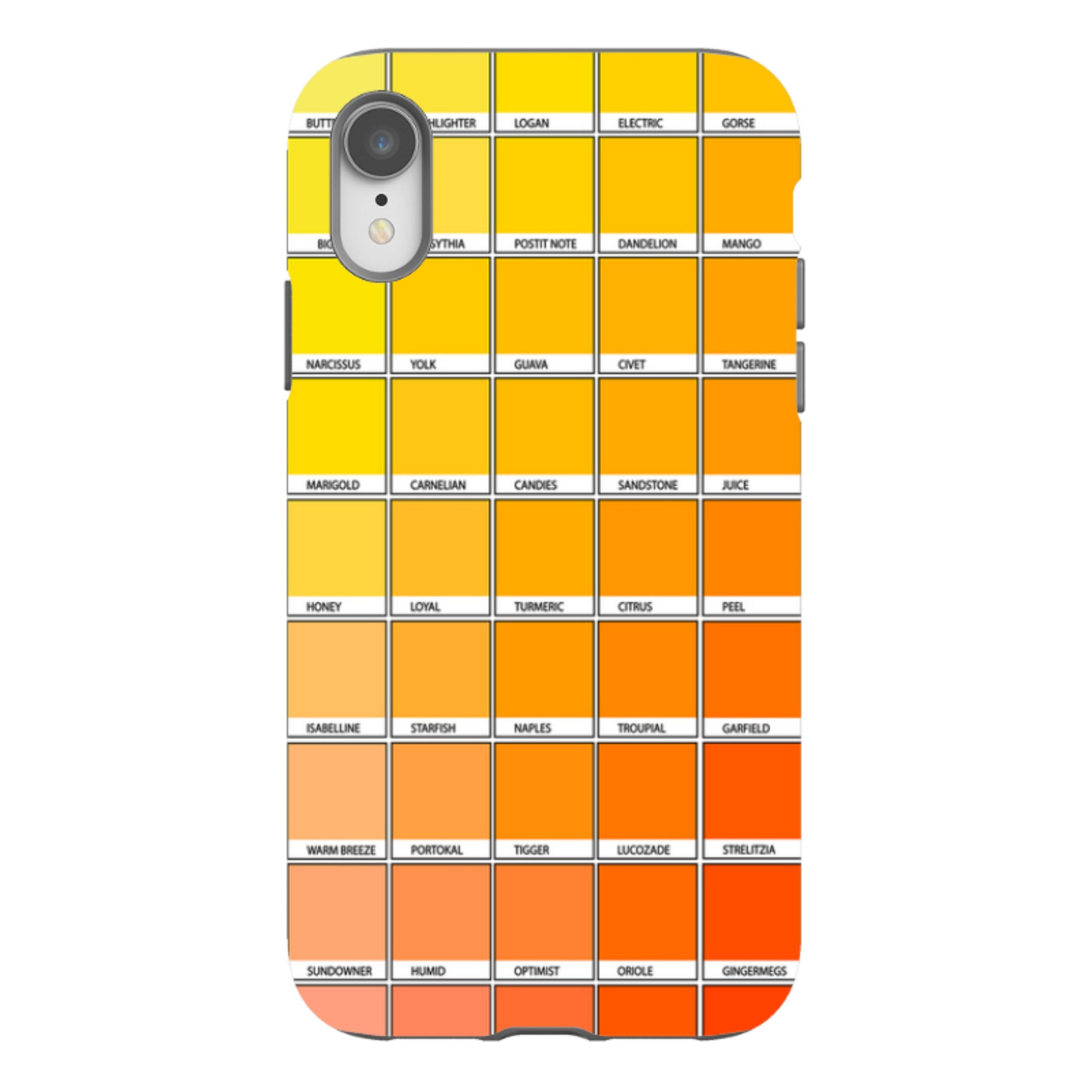 iPhone Tough Case - Yellow Chromology By Kitty Joseph