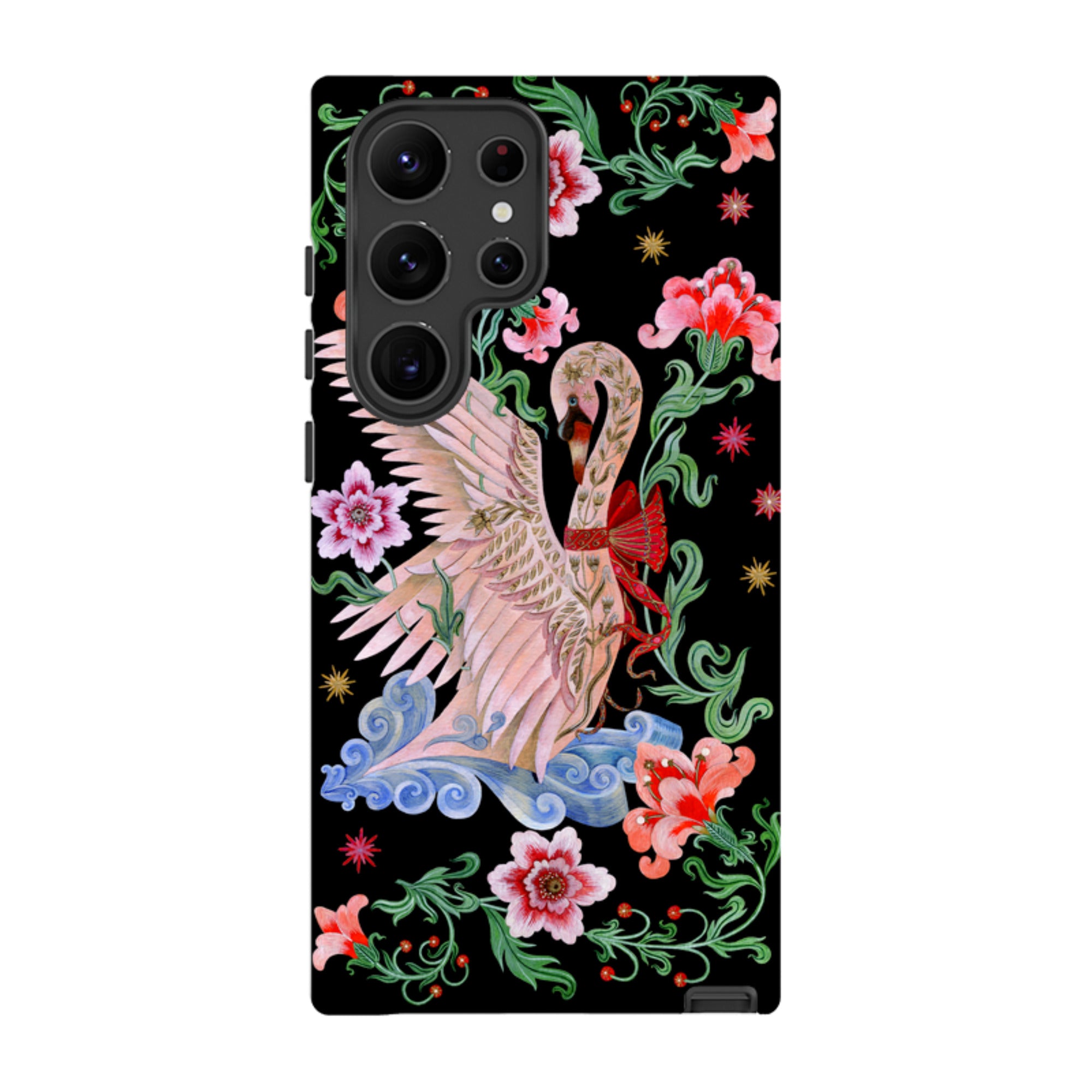 Samsung Tough  Case - Seven Swans A Swimming By Maria Matos