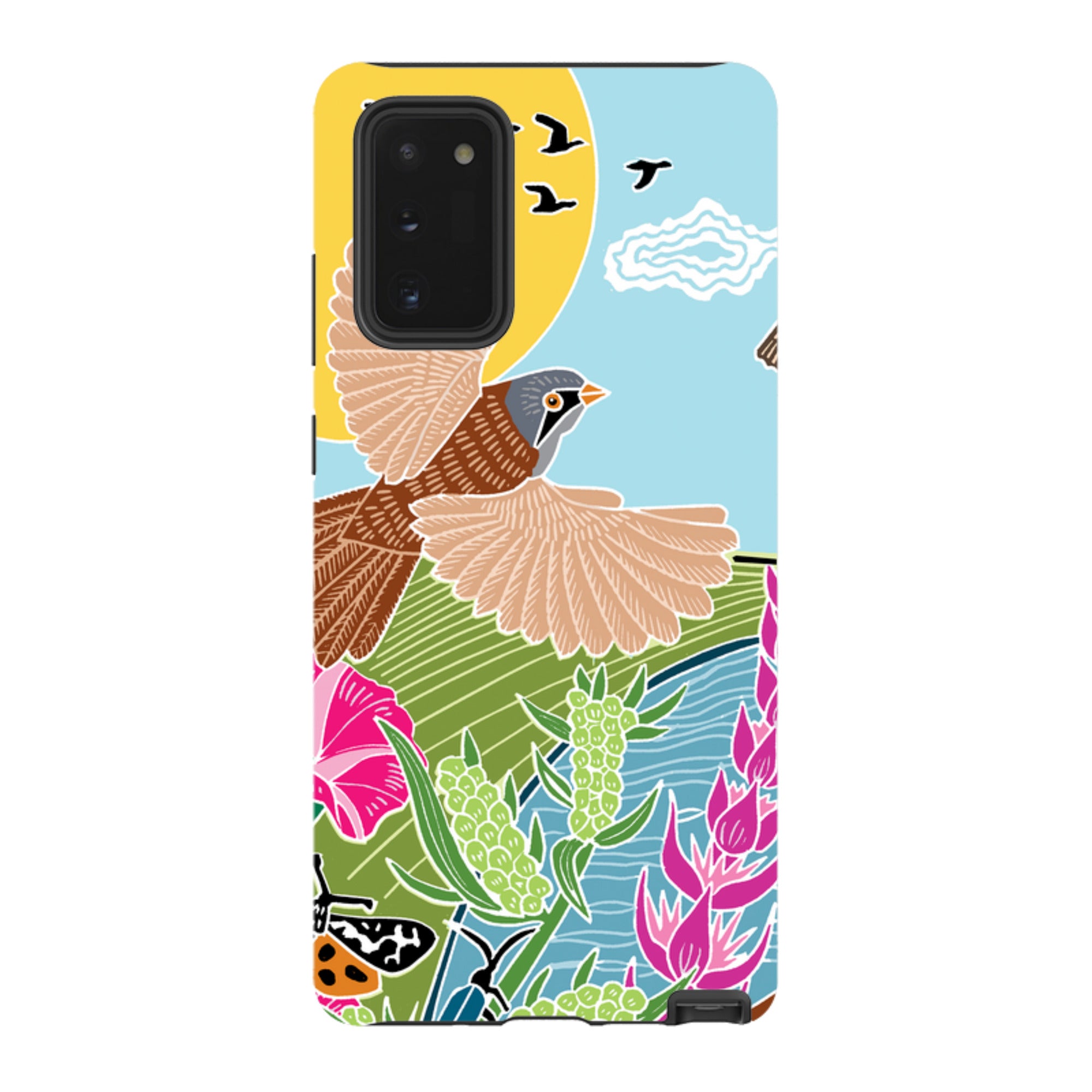 Samsung Tough Case - Bearded Tits By Kate Heiss