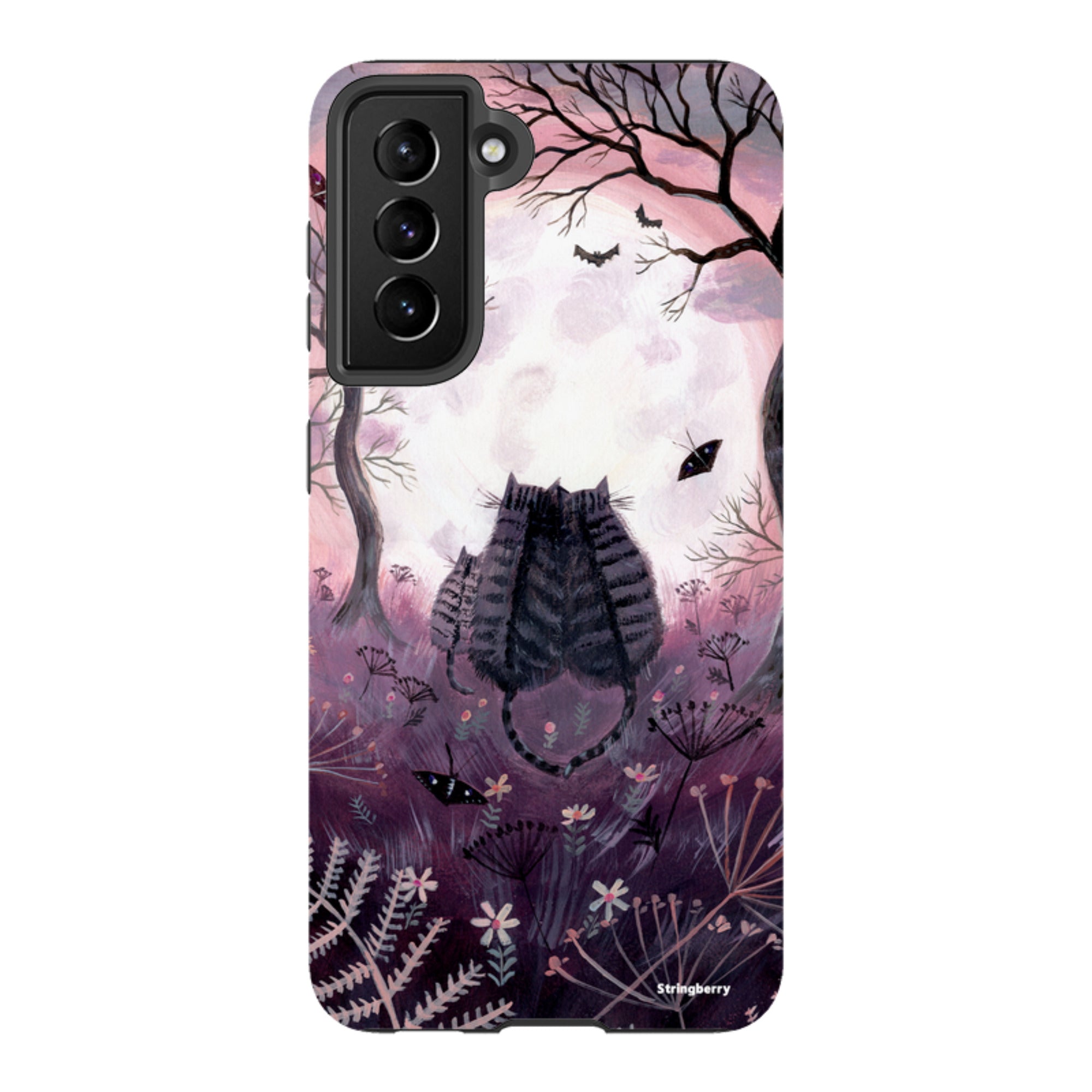 Samsung Tough Case - Spooky Cats By Mary Stubberfield