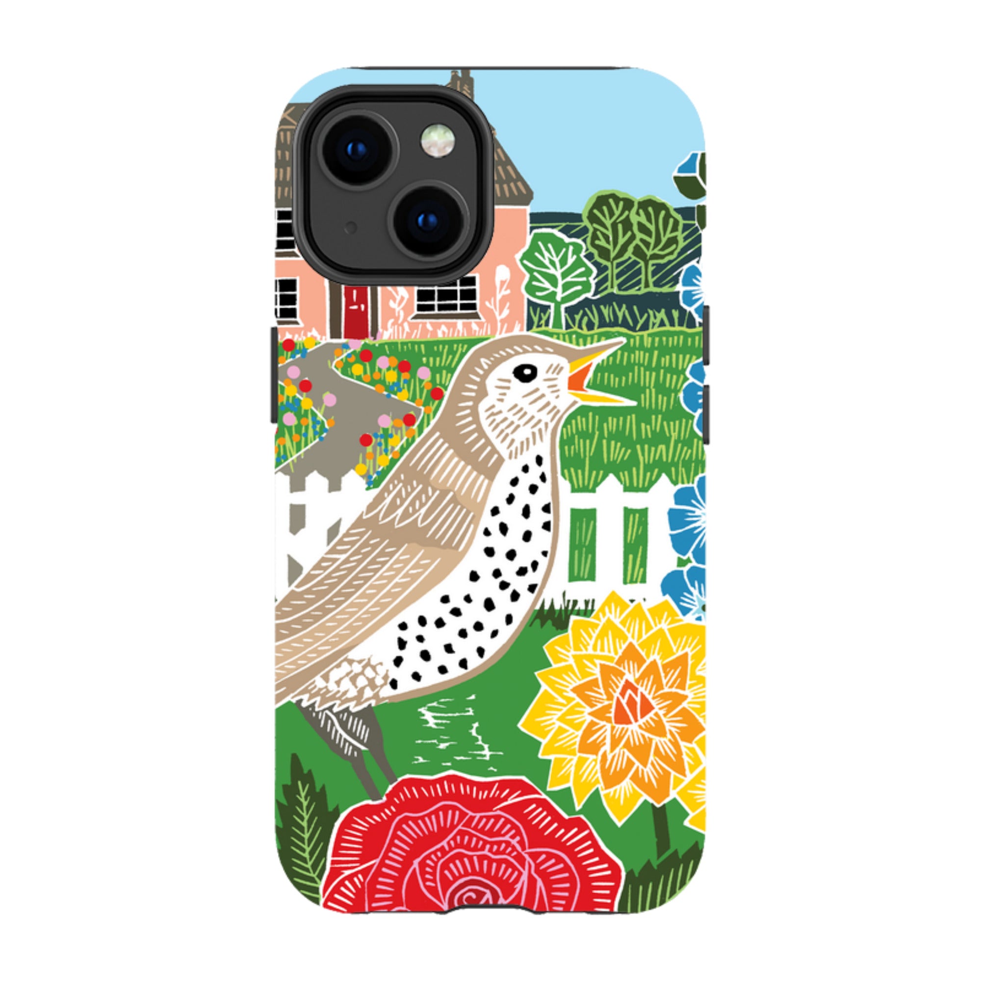 iPhone Tough Case - Cottage Garden By Kate Heiss