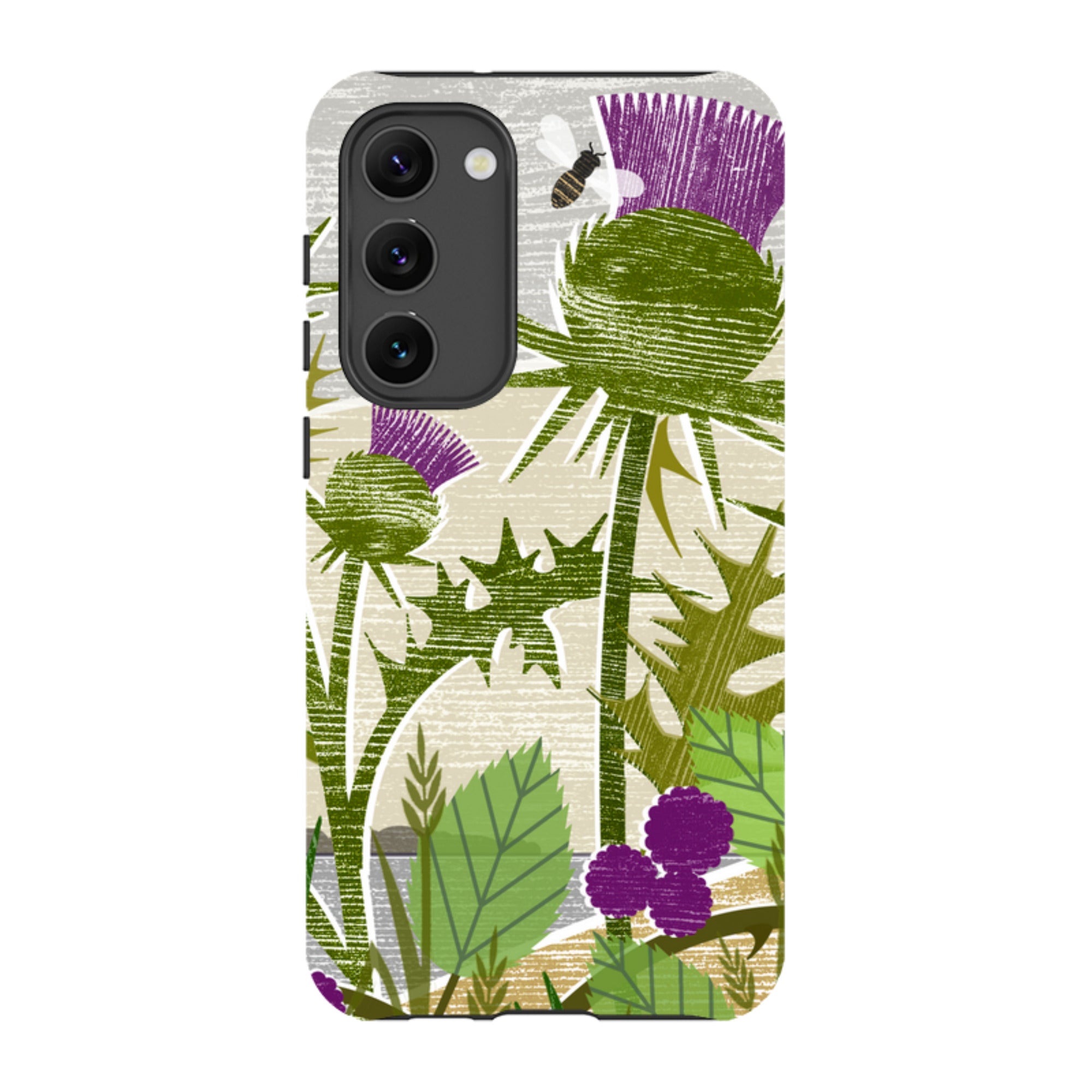 Samsung Tough Case - Purple Thistle By Liane Payne