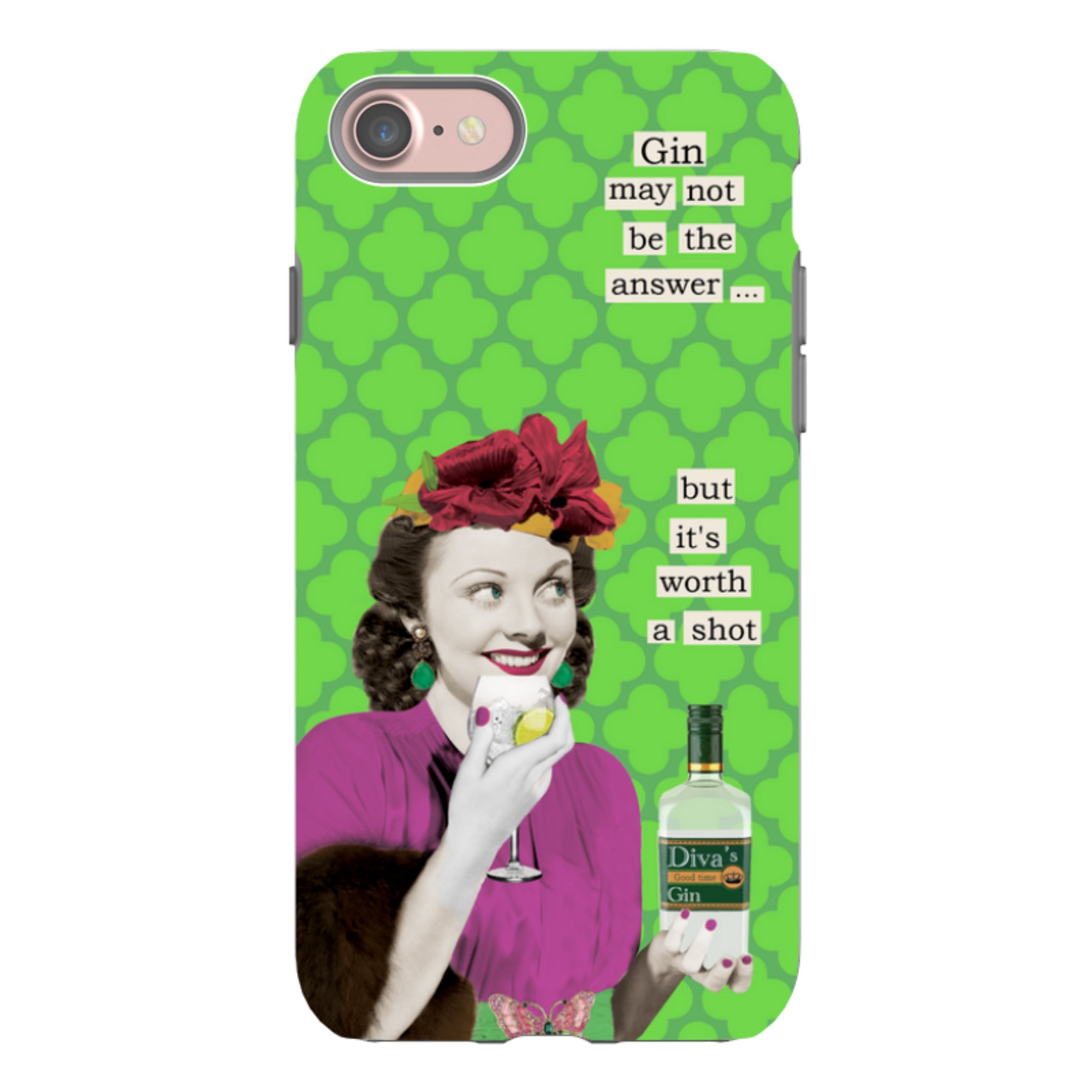 iPhone Tough Case - Gin By Clare Jordan