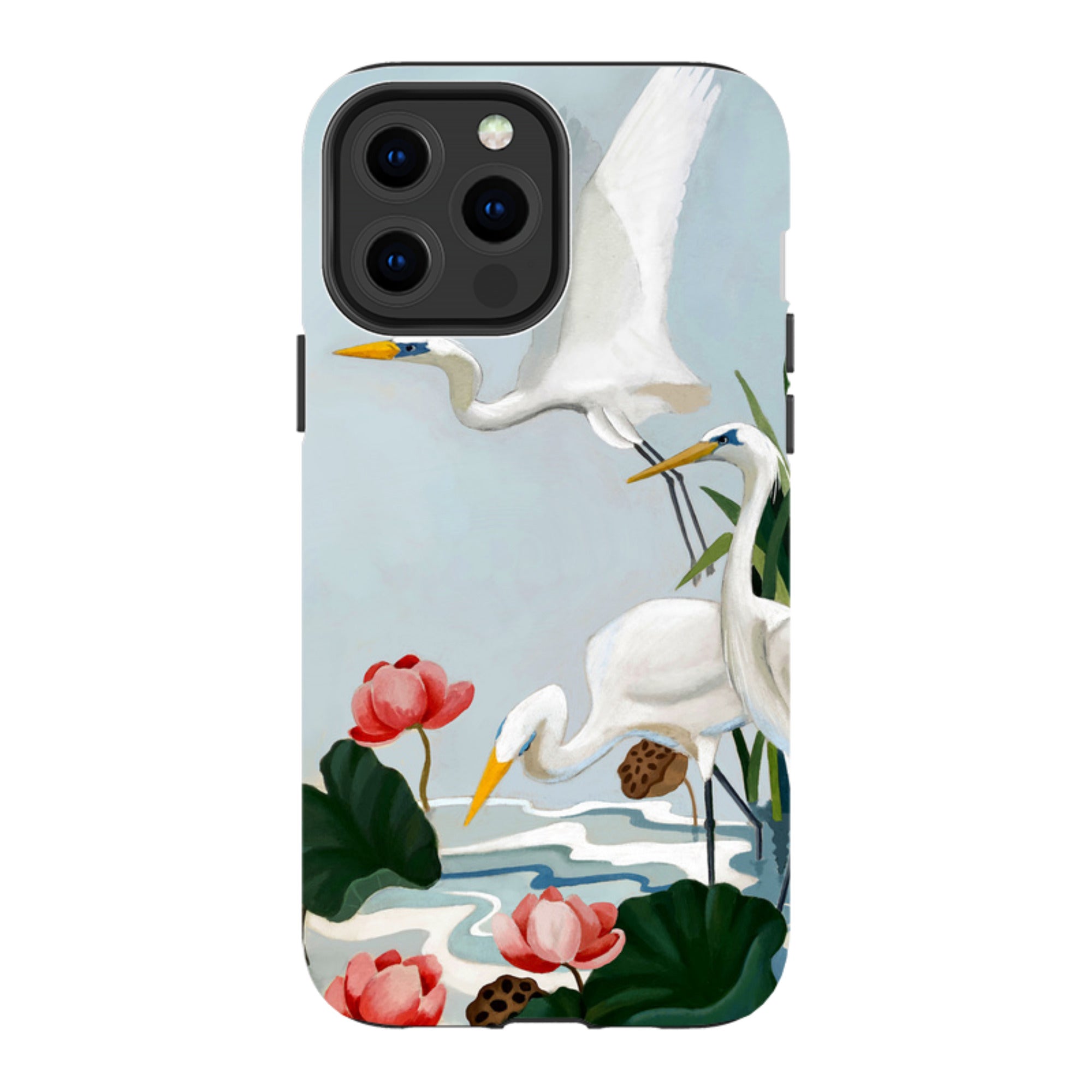 iPhone Tough Case - Egrets And Lillie's By Bex Parkin