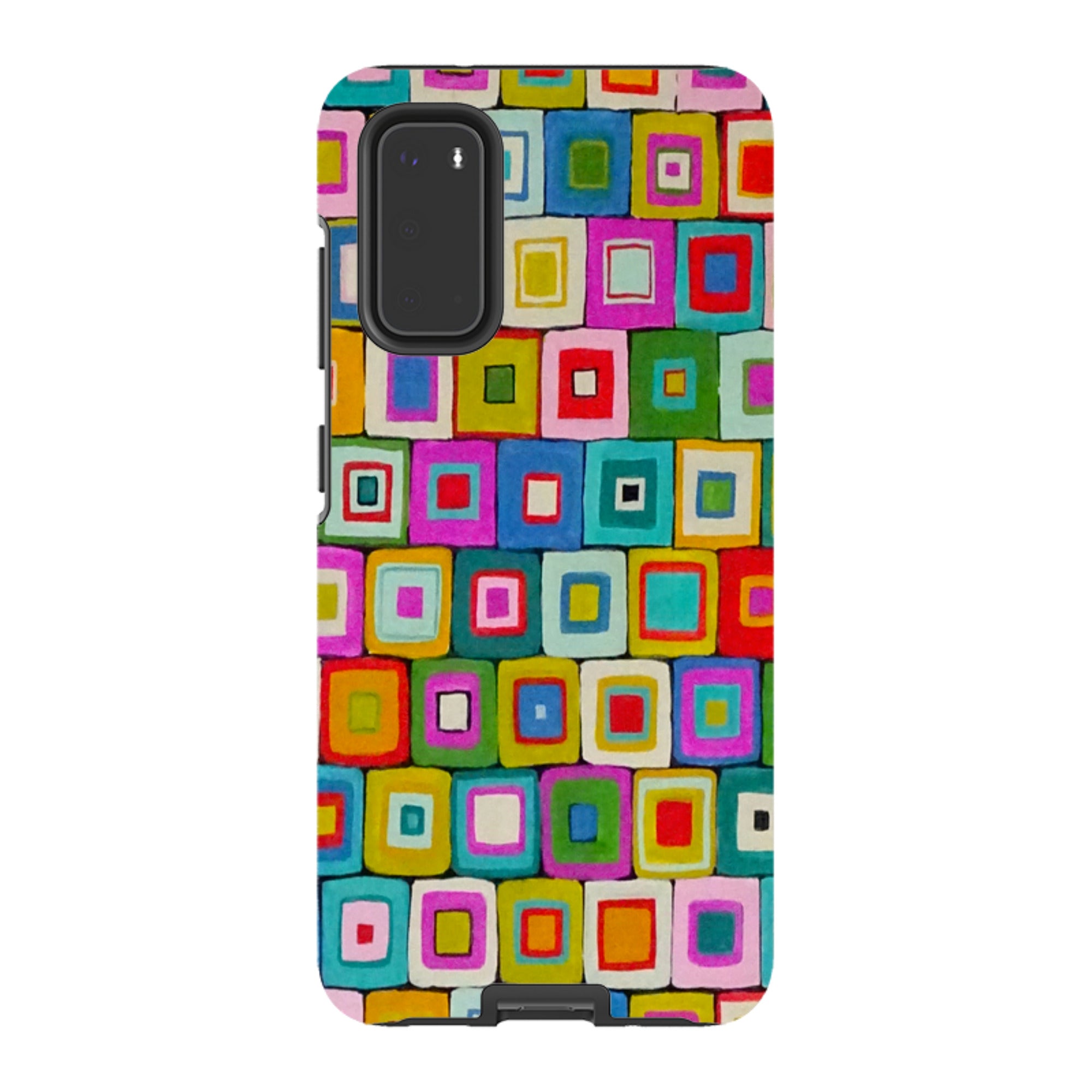 Samsung Tough Case - Atelier Blanket Squares Bright By Sarah Campbell