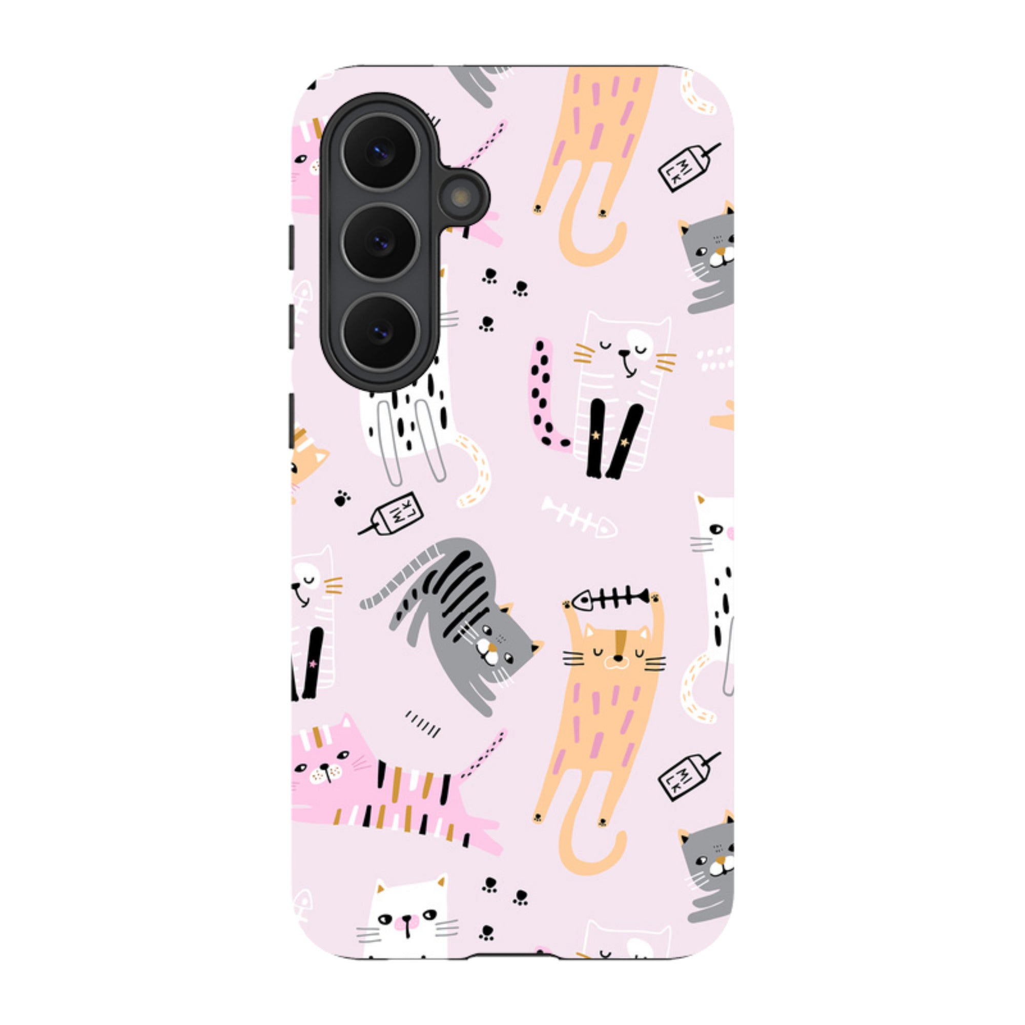 Samsung Tough Case - Cat And Bone Pink
