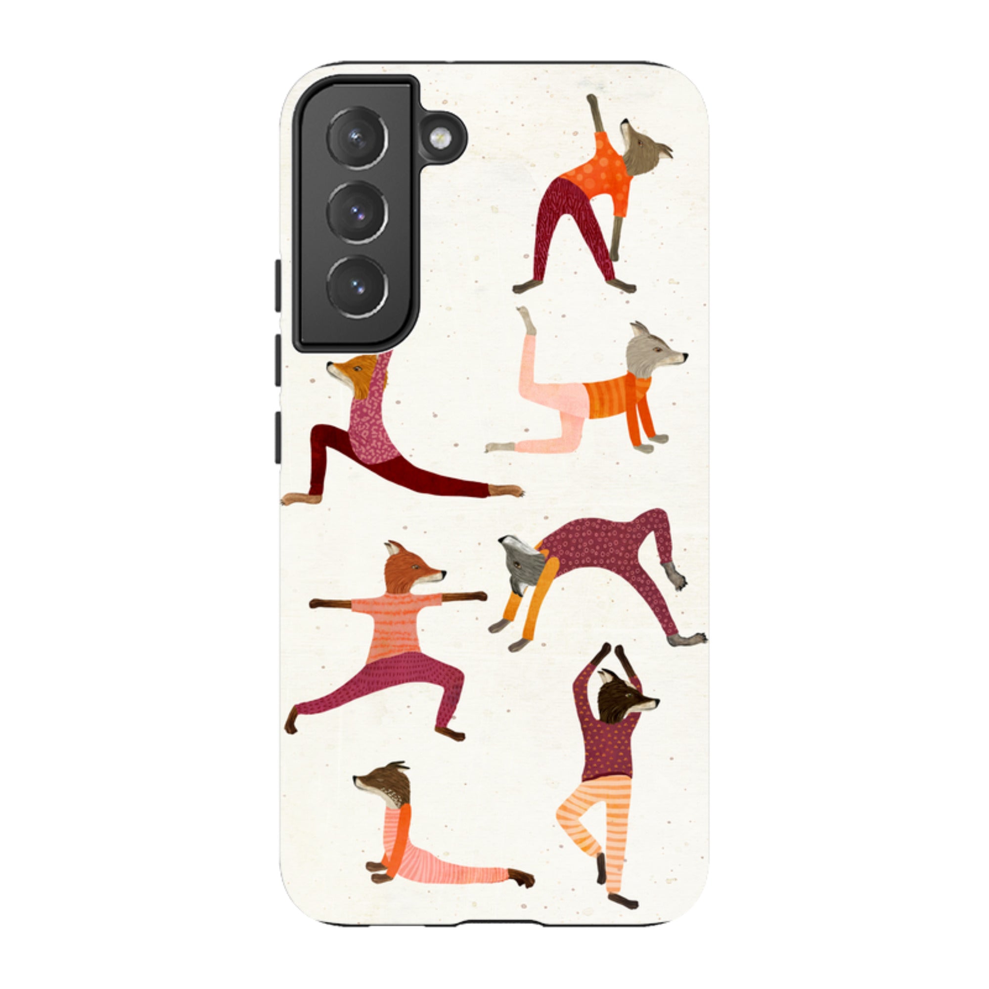 Samsung Tough Case - Fox Yoga By Katherine Quinn