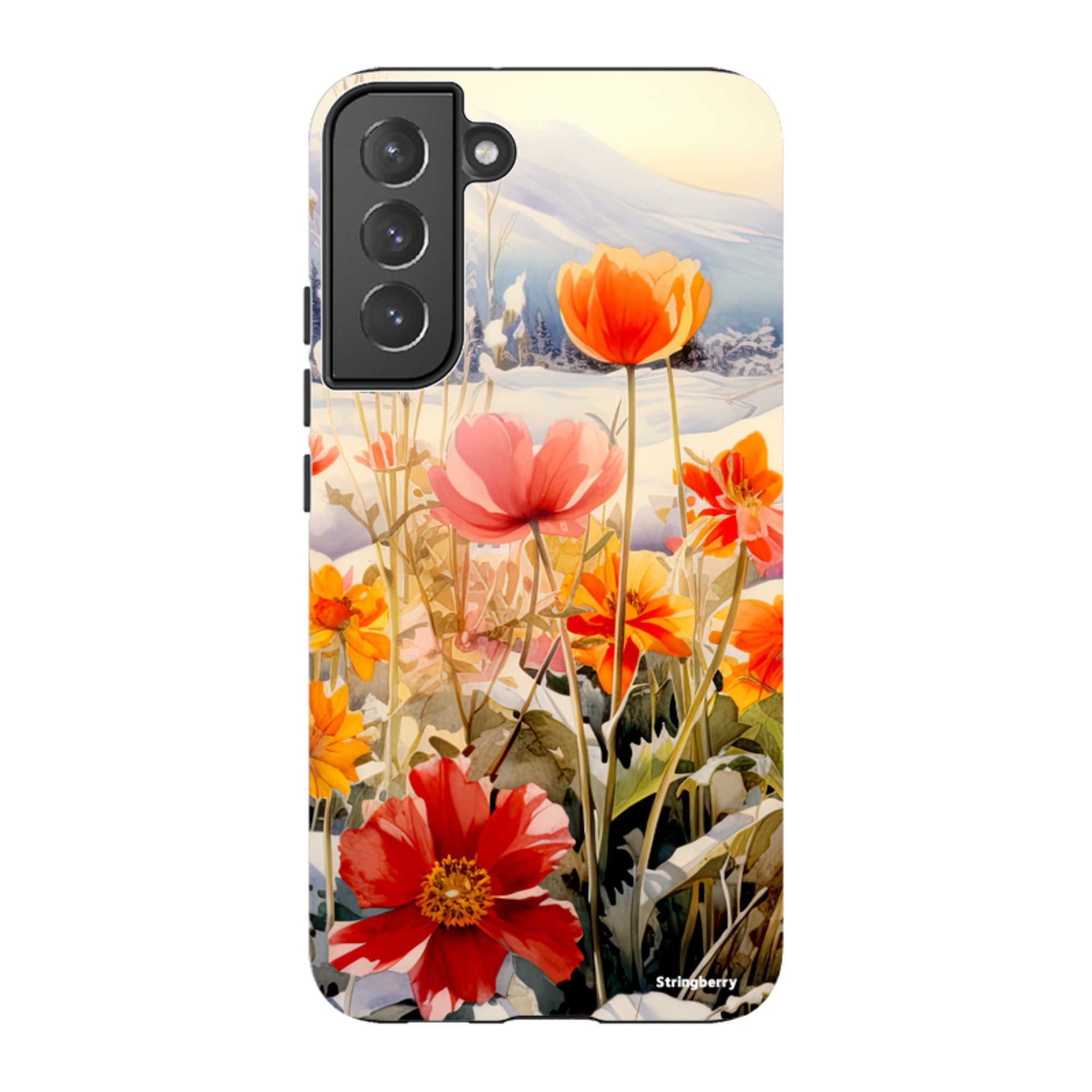 Samsung Tough Case - Winter Wild Flowers II