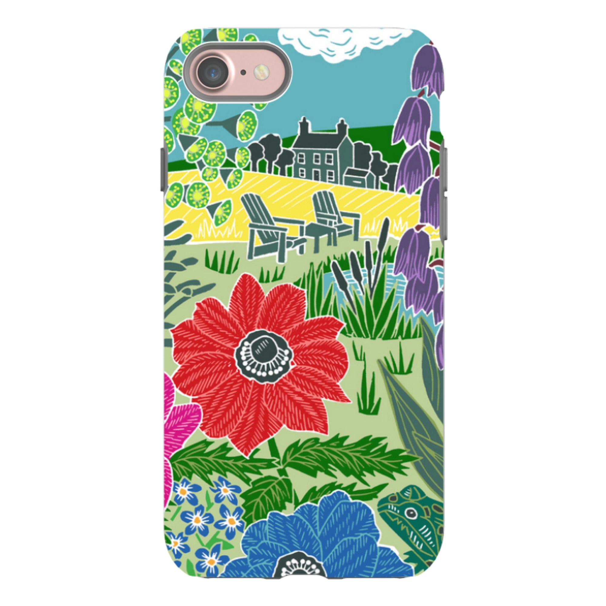 iPhone Tough Case - Camassias By kate Heiss