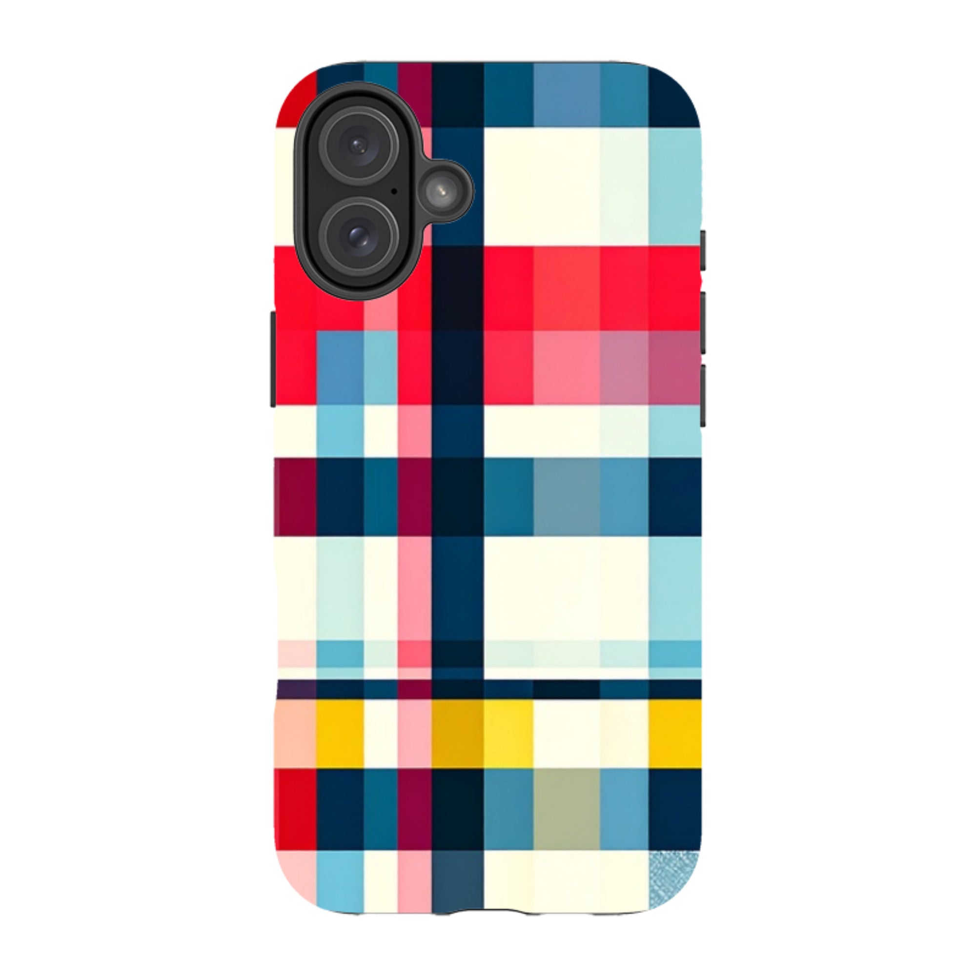 iPhone Tough Case - Cancun Gingham
