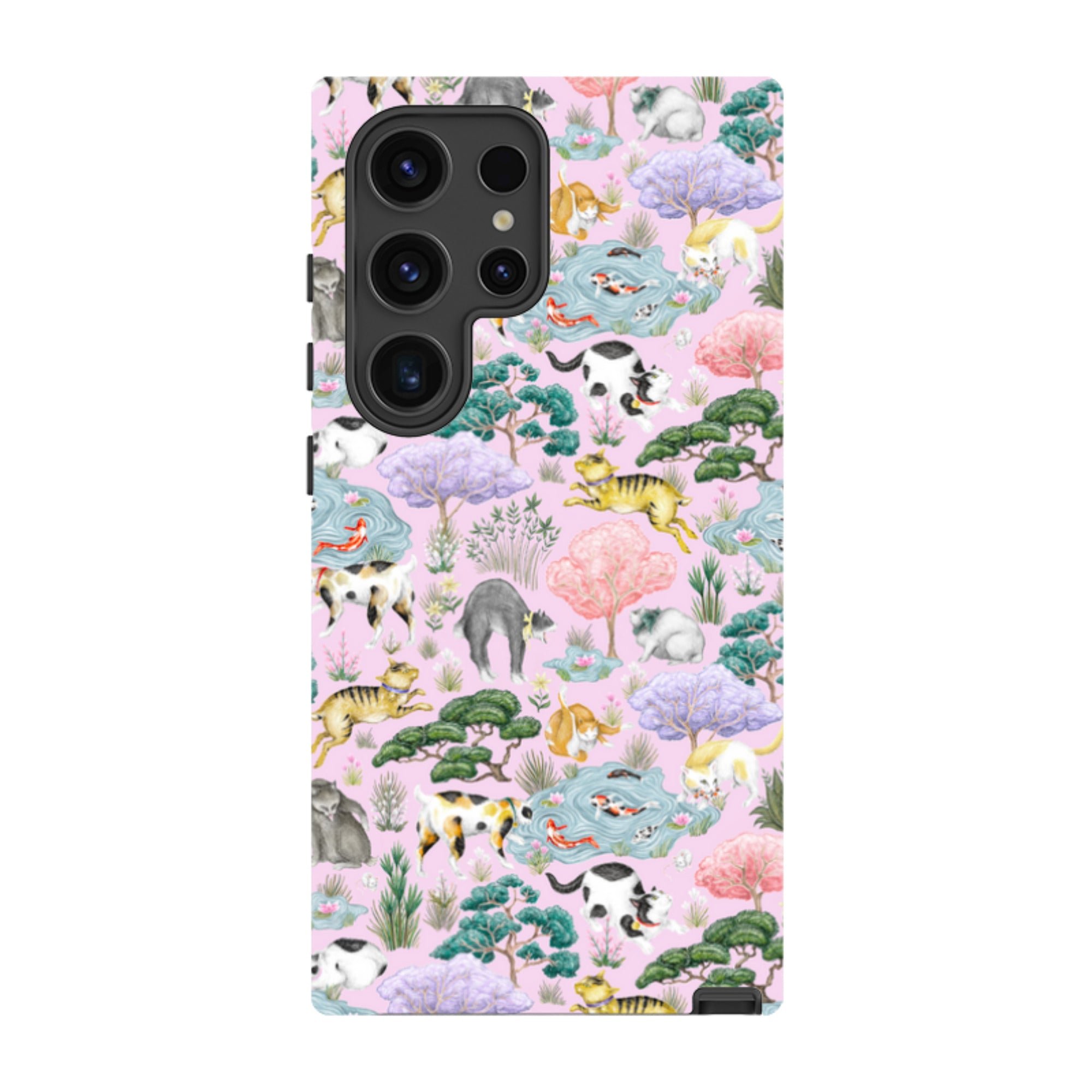 Samsung Tough  Case - Cat Garden By Catherine Rowe