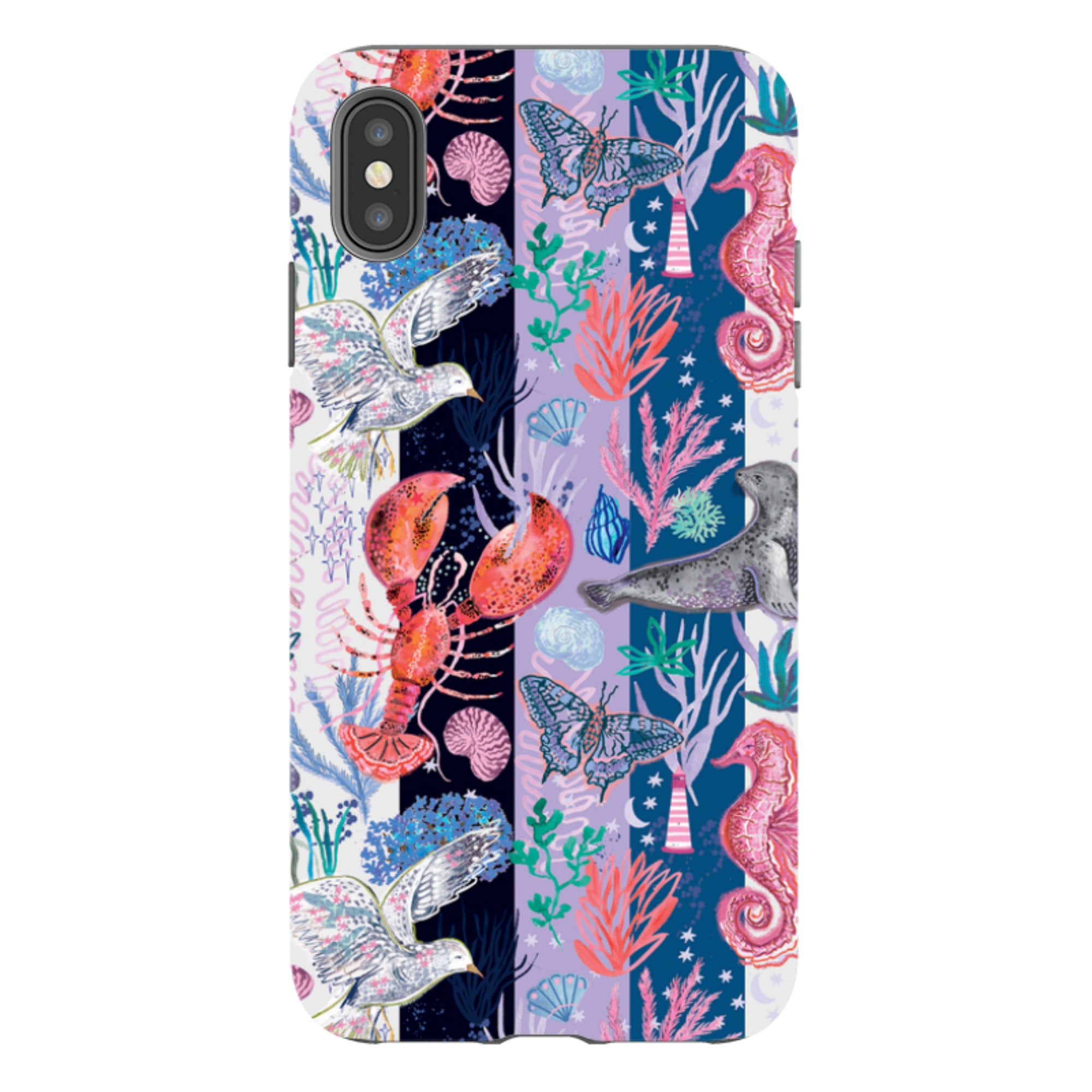 iPhone Case - Coastal Calling Stripe II By Emma Frances Grant