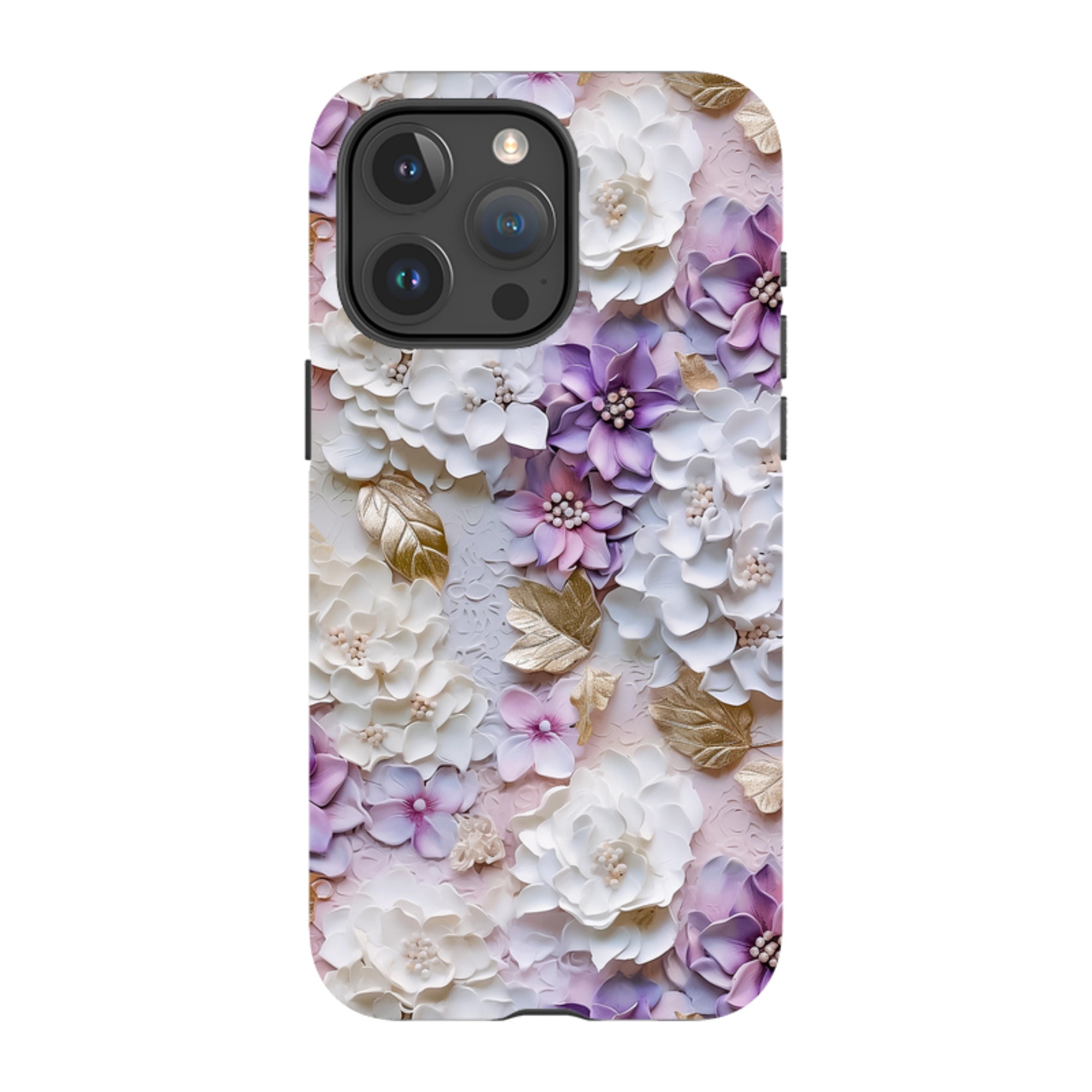 iPhone Tough Case -Gold & Mauve II