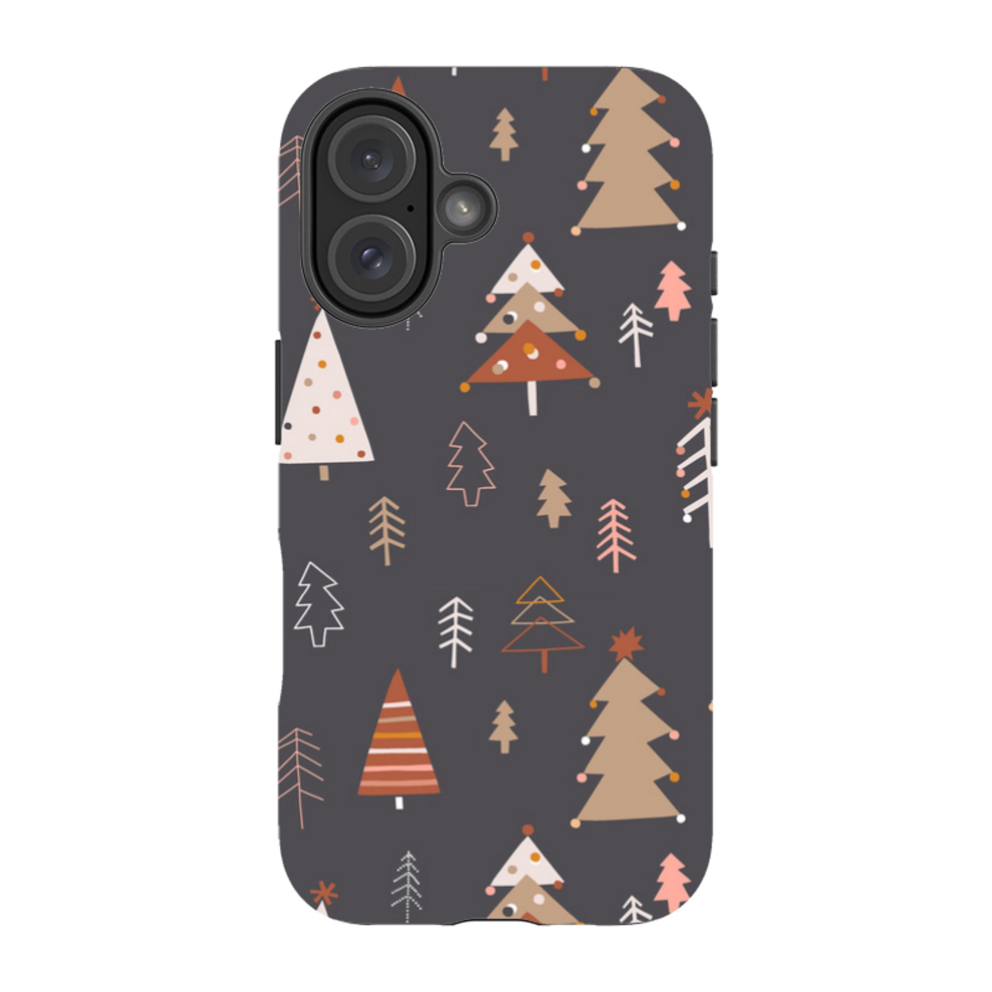 iPhone Tough Case - Dark Xmas Trees