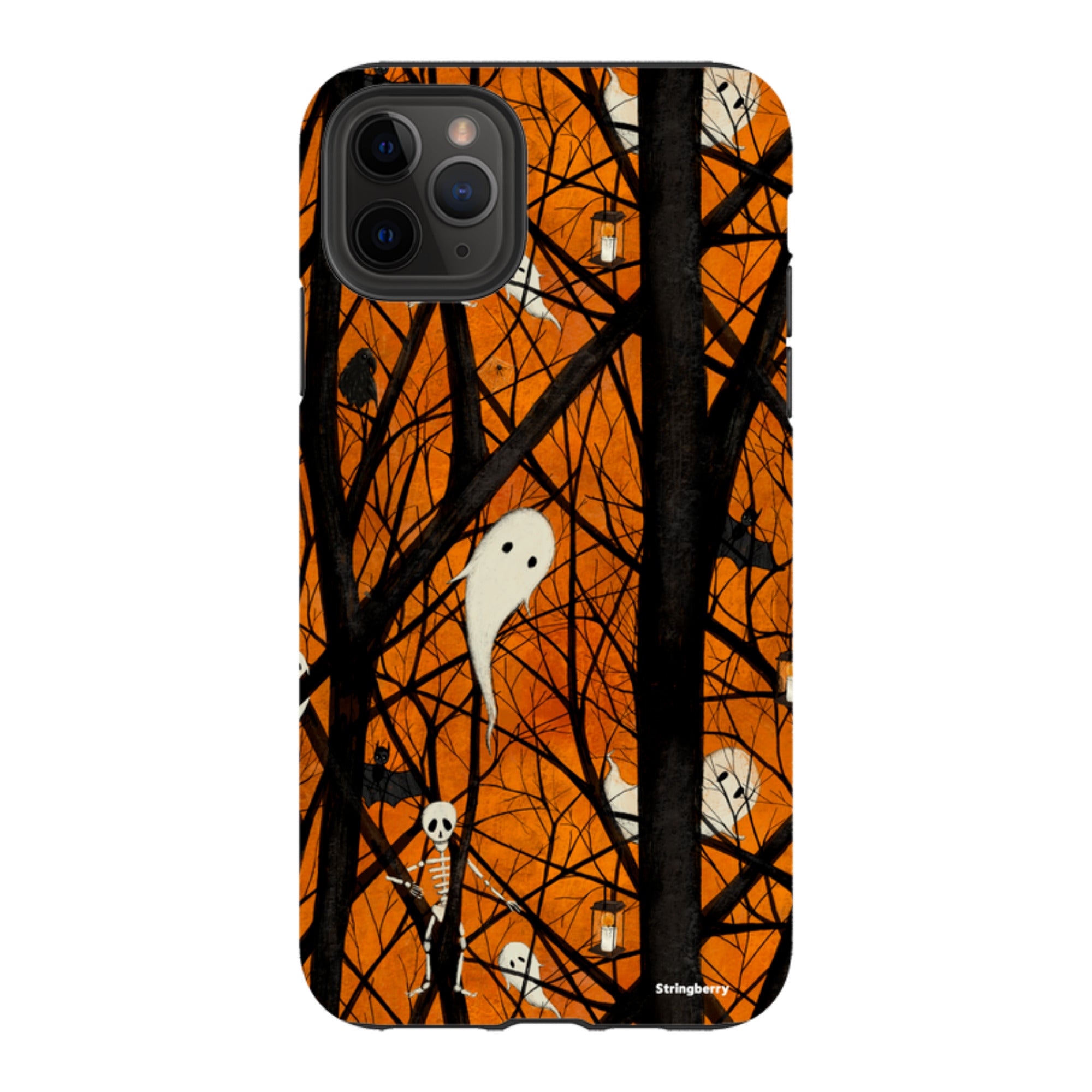 iPhone Tough Case - Halloween Pattern By Maja Lindberg