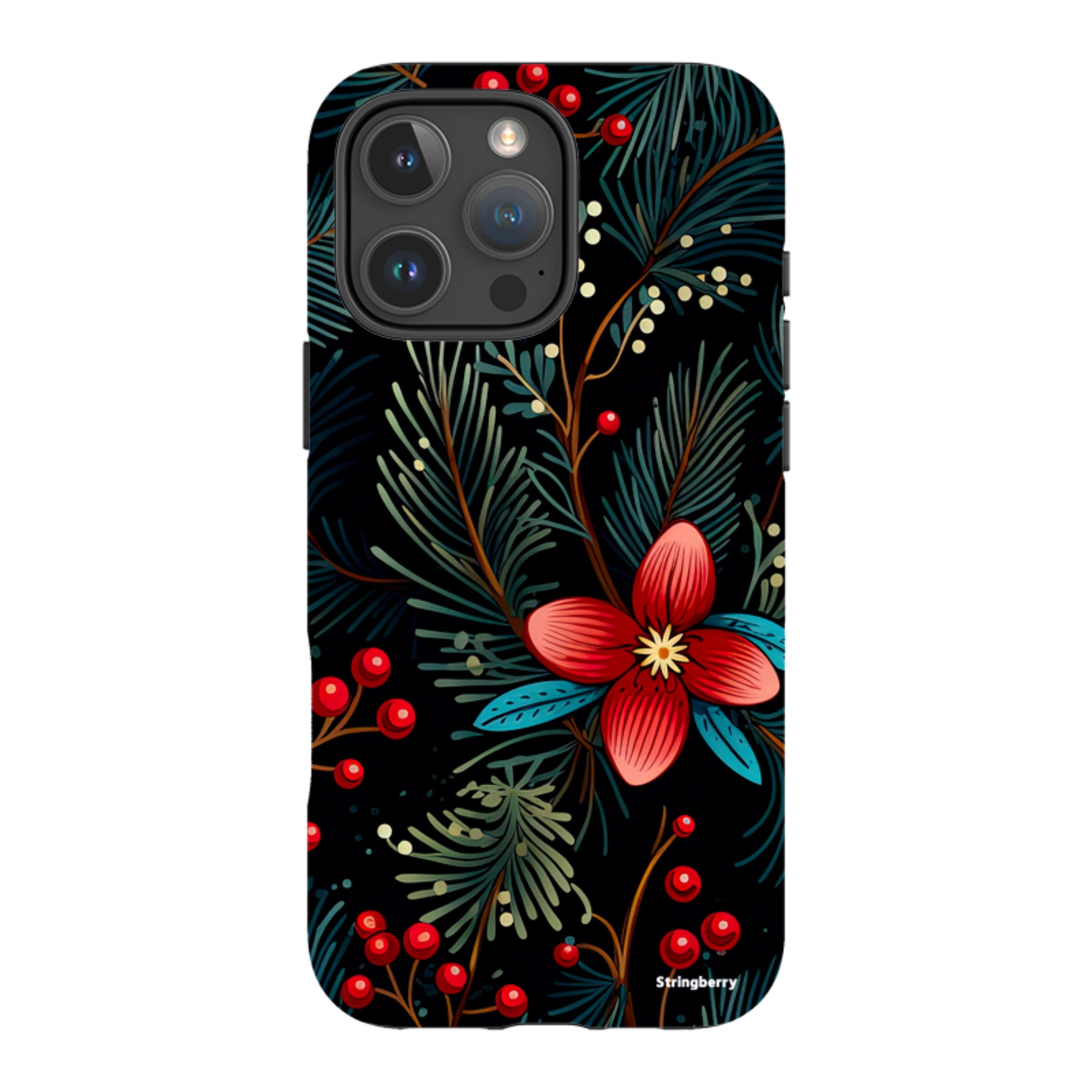 iPhone Tough Case - Red Berries