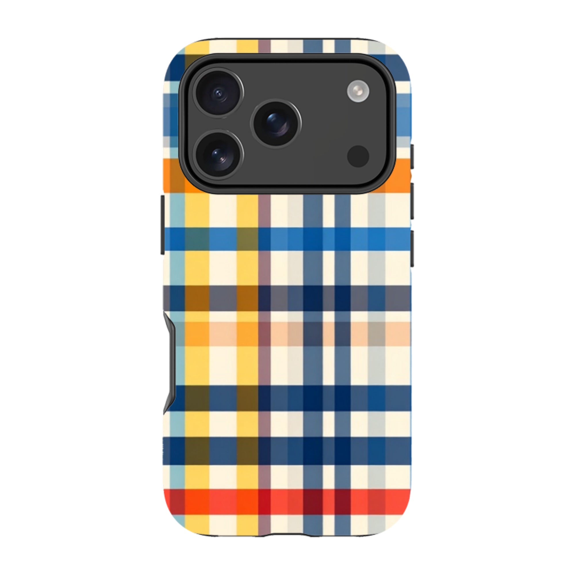 iPhone MagSafe Tough Case - Barcelona Gingham