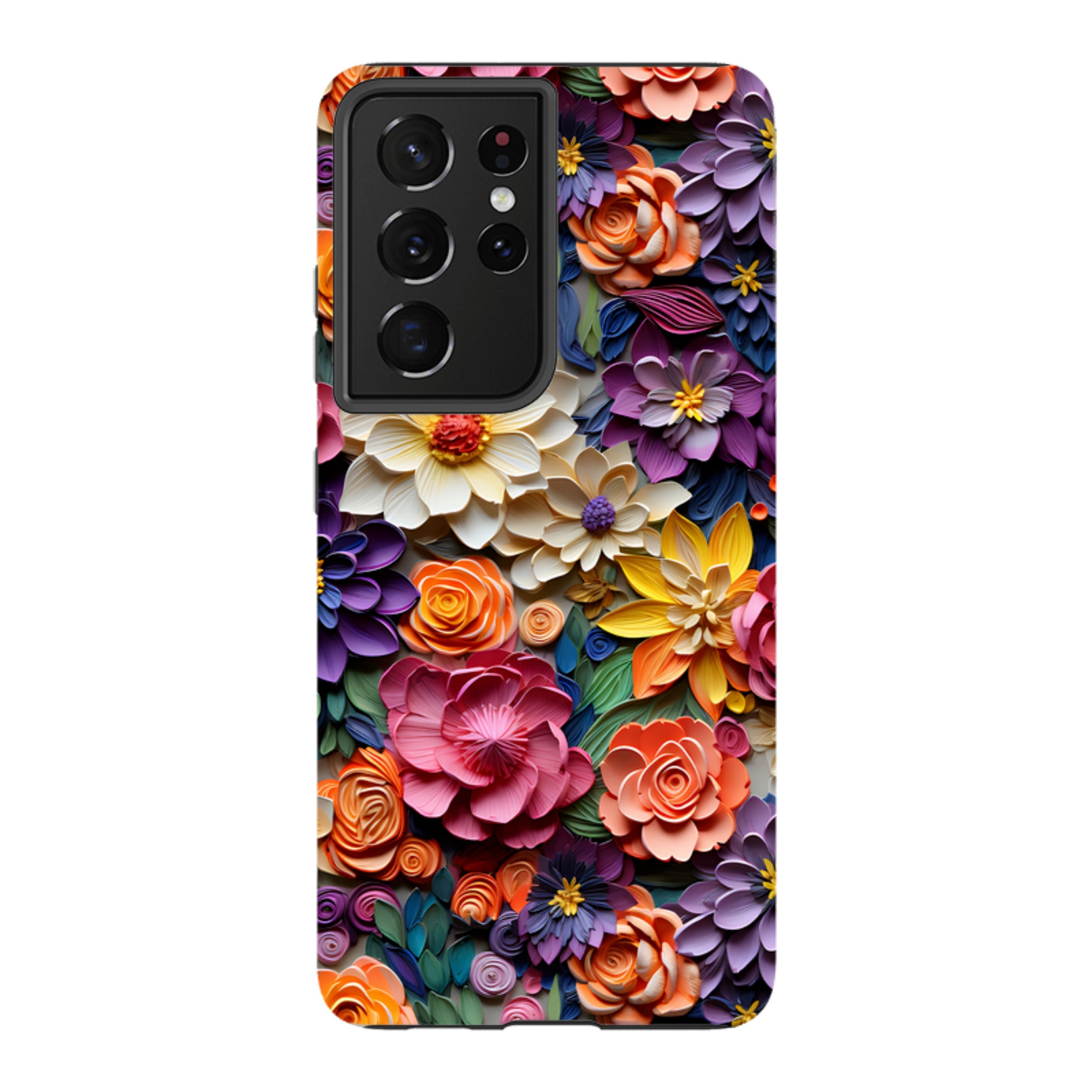 Samsung Tough Case - Violet Floral