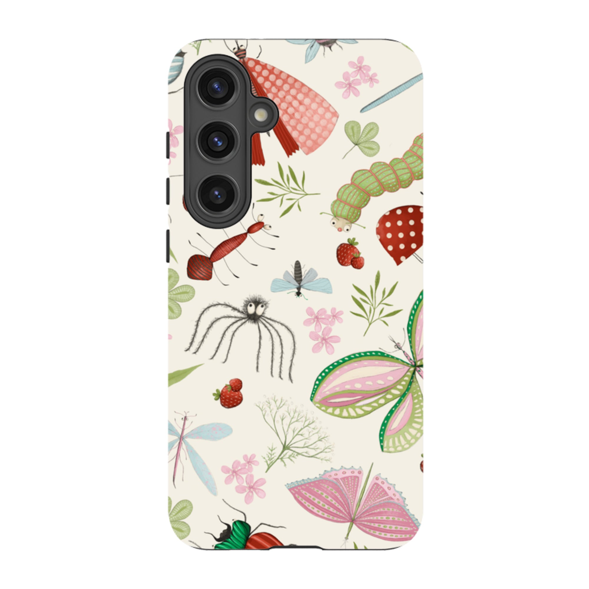Samsung Tough Case - Insects Pattern By Maja Lindberg