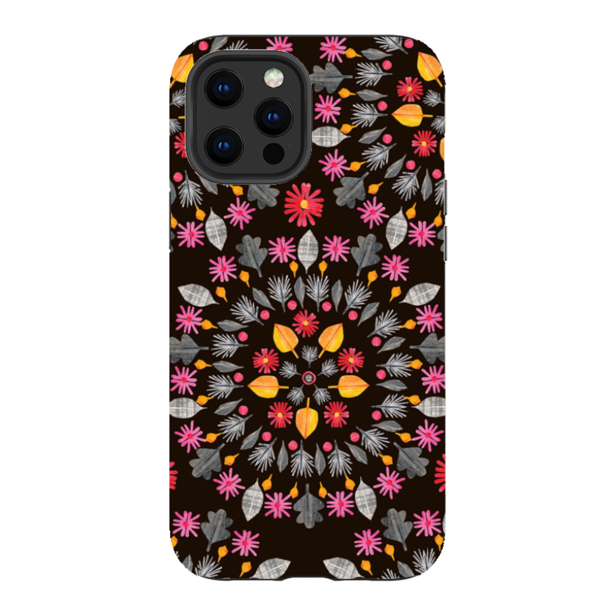 iPhone Tough Case - Autumn Mandala By Tracey English
