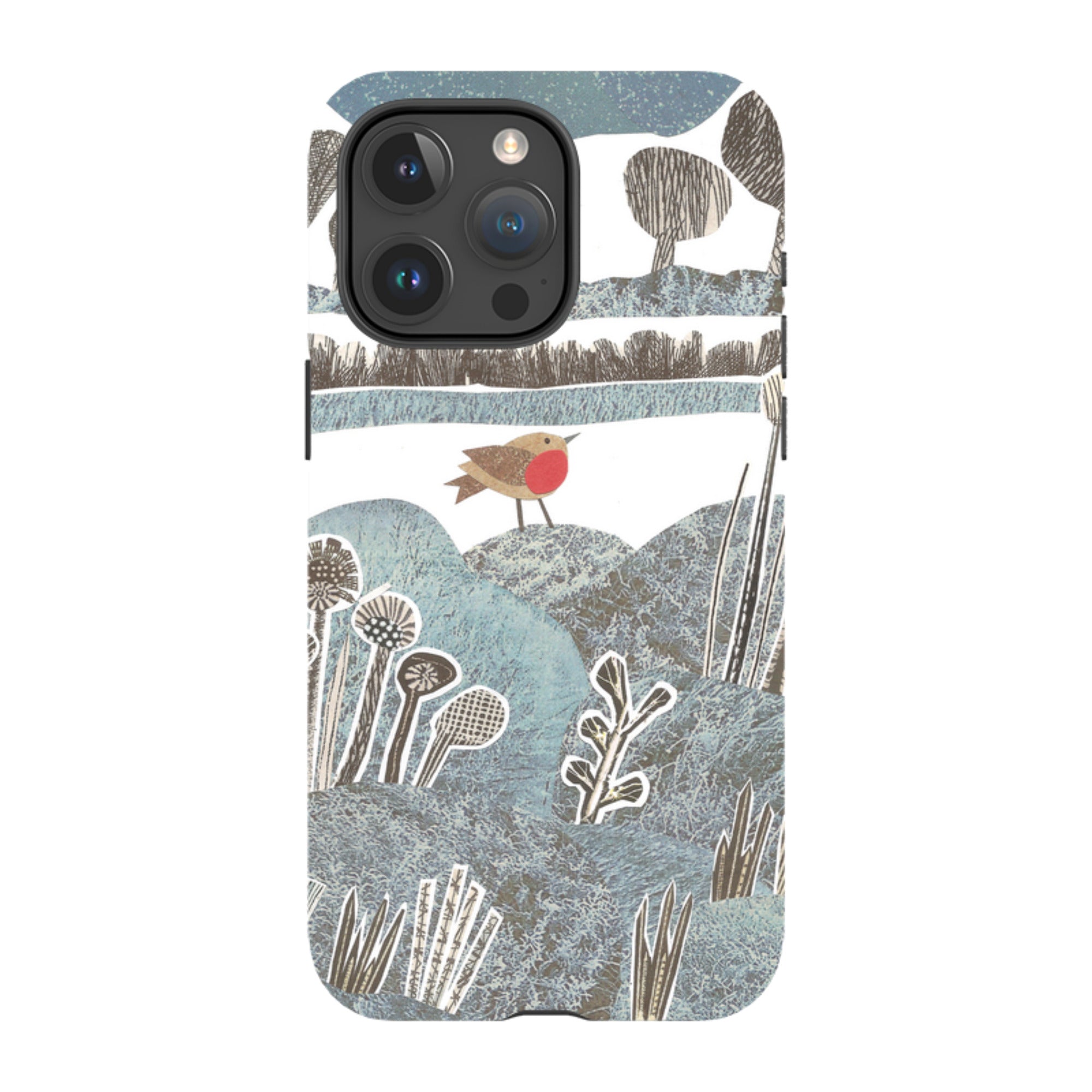 iPhone Tough Case - Frost Robin By Jane Robbins