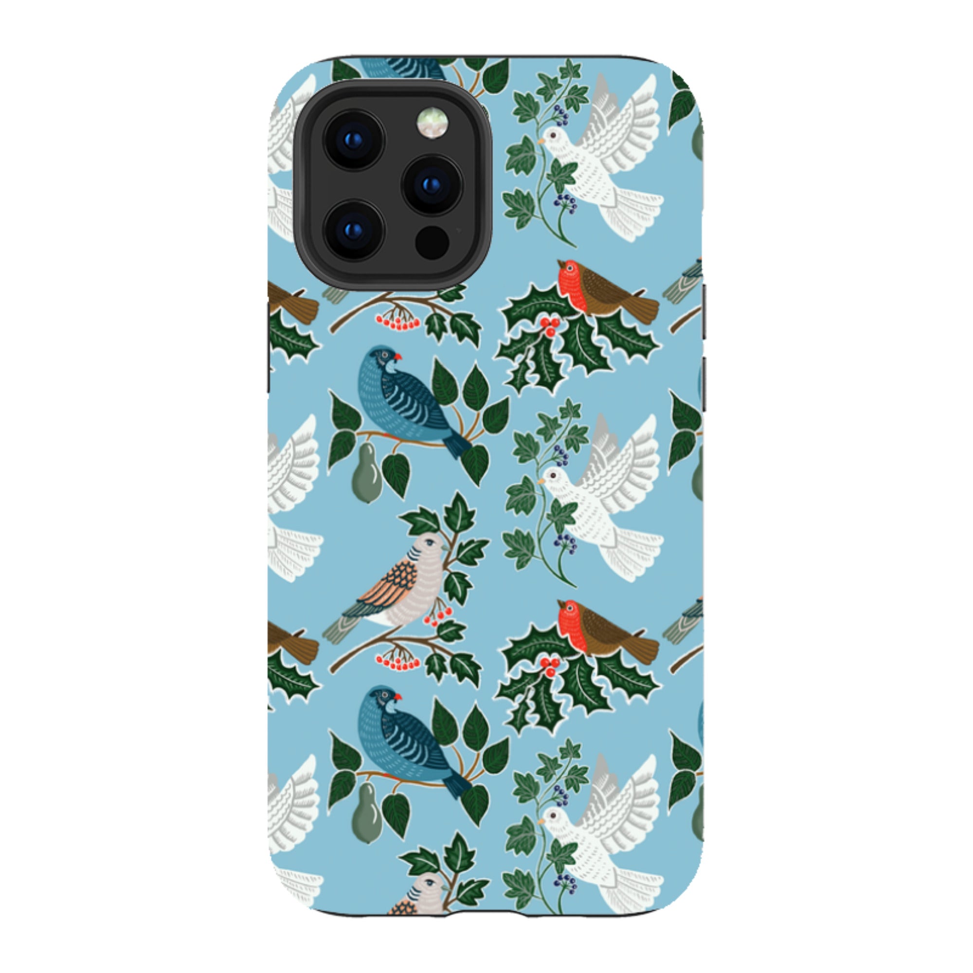 iPhone Tough Case - Winter Birds-2 By kate Heiss