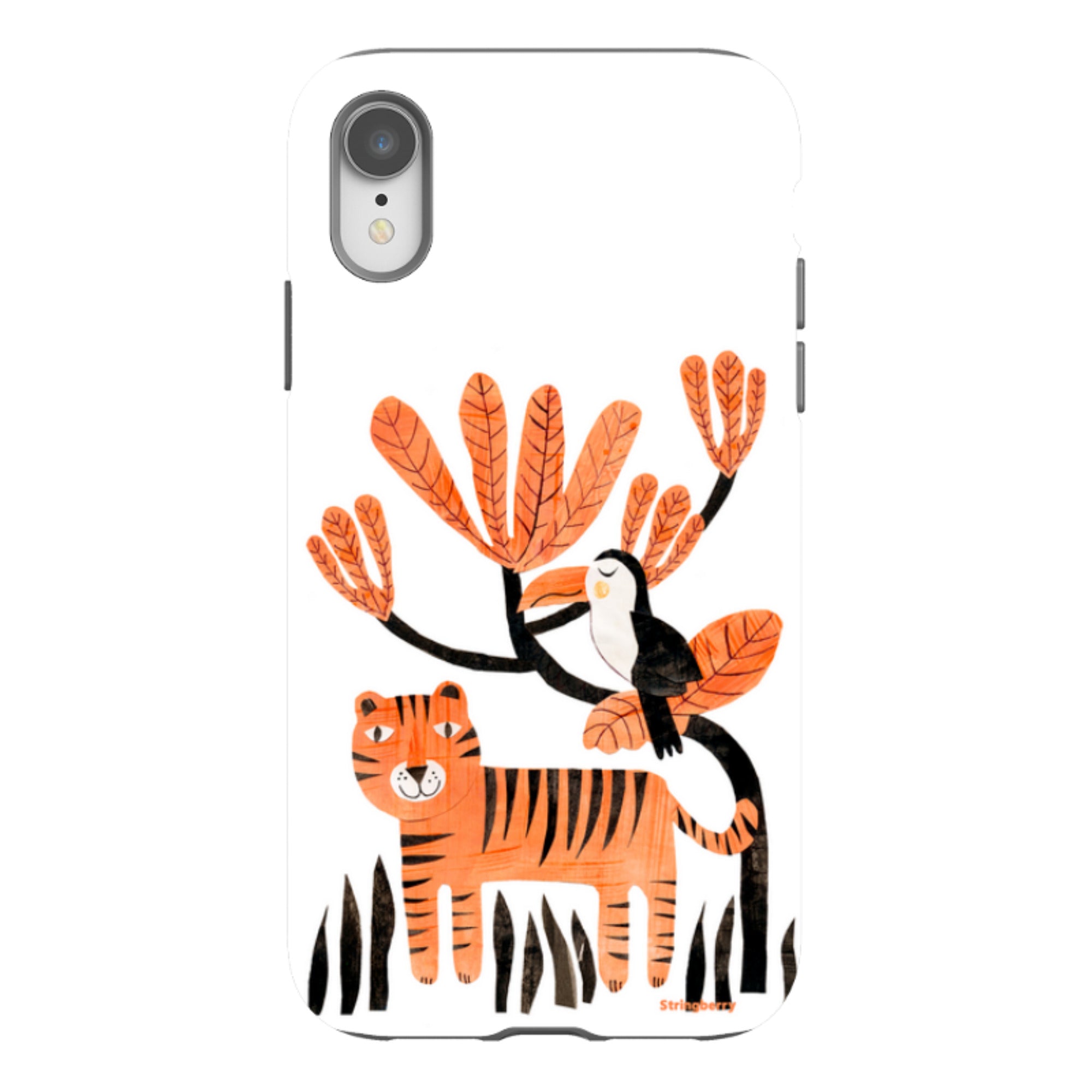 iPhone Tough Case - Tiger And Toucan By Tracey English