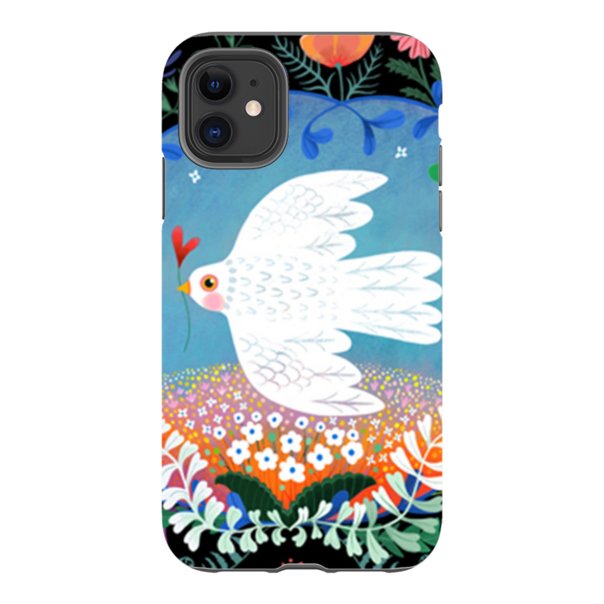 iPhone Tough Case - Peacebird By Mia Underwood