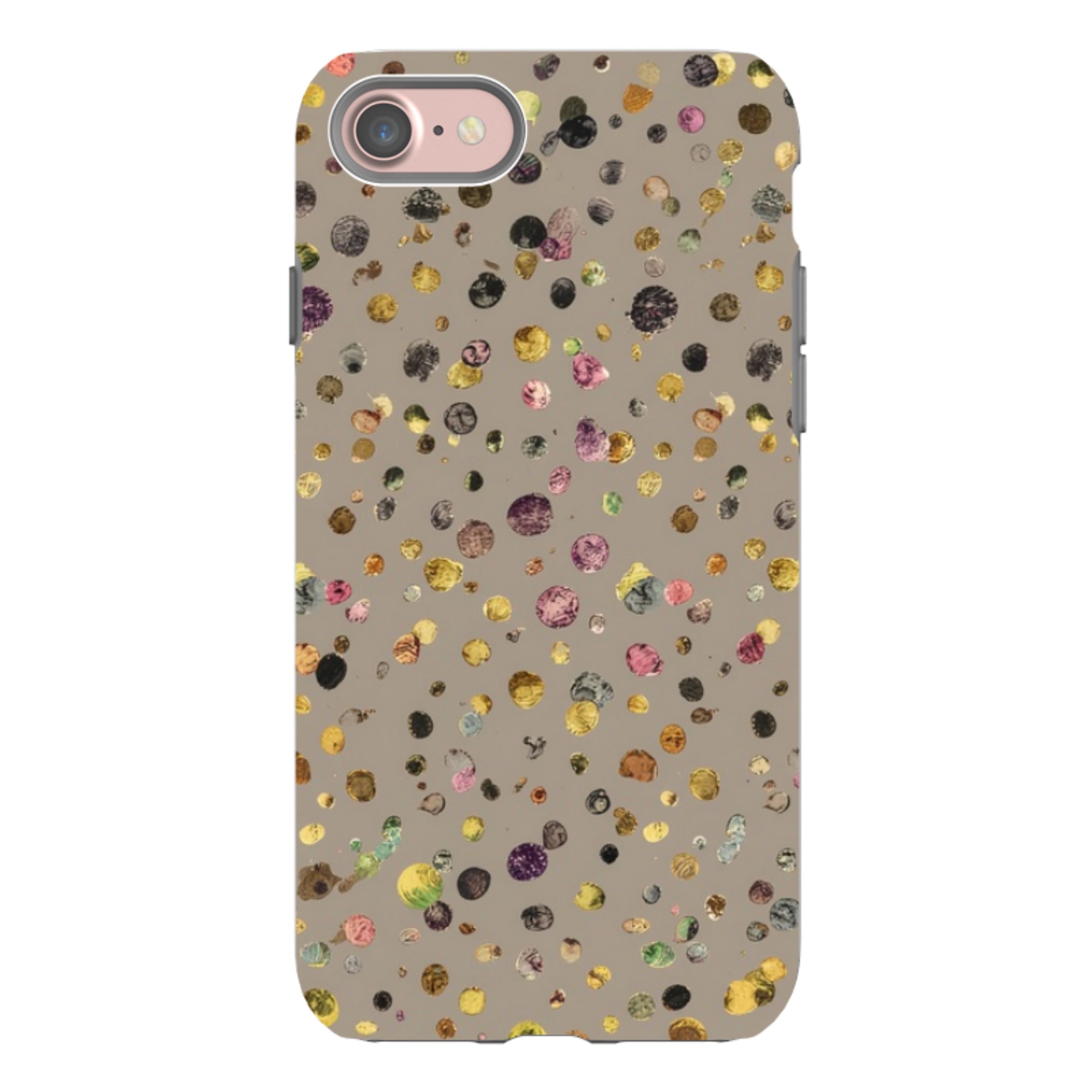 iPhone Case - Grey Polka