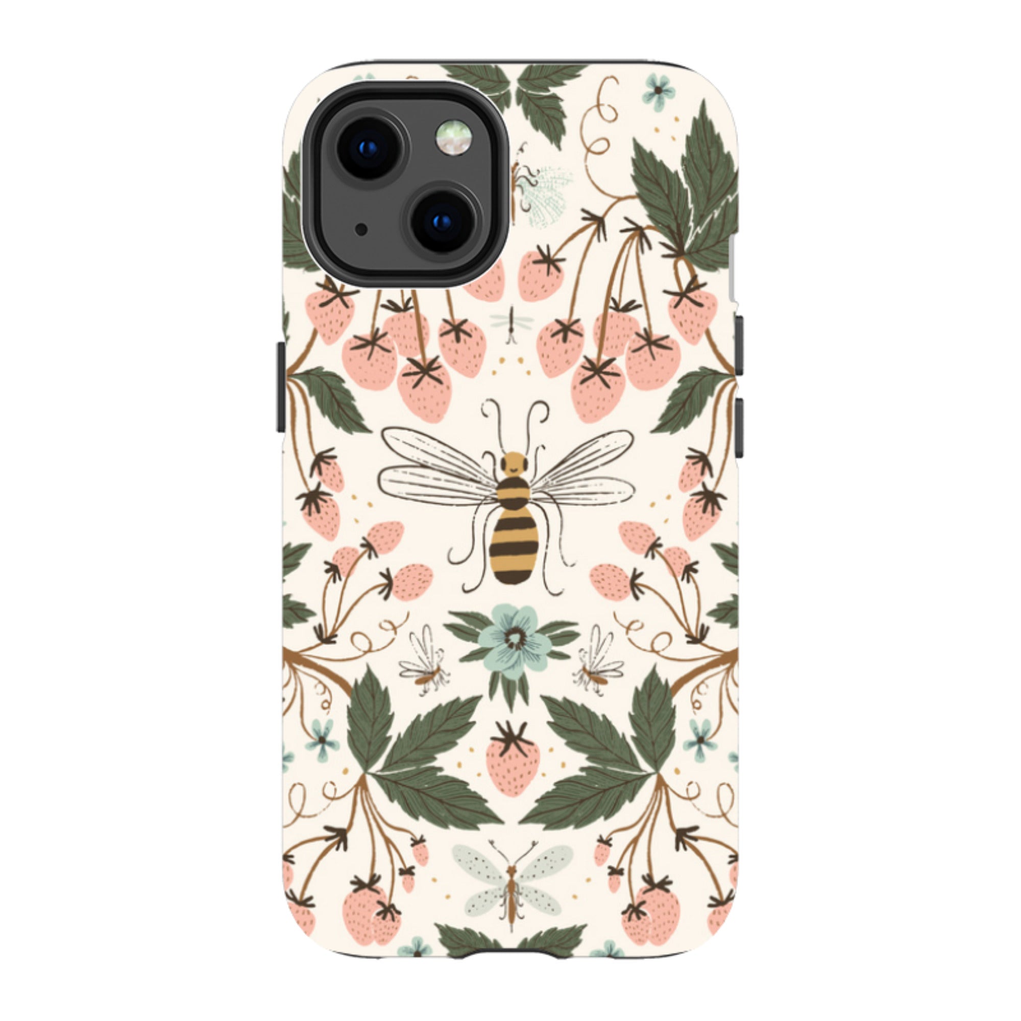 iPhone MagSafe Tough Case - Bugs and Berries By Meghann Rader