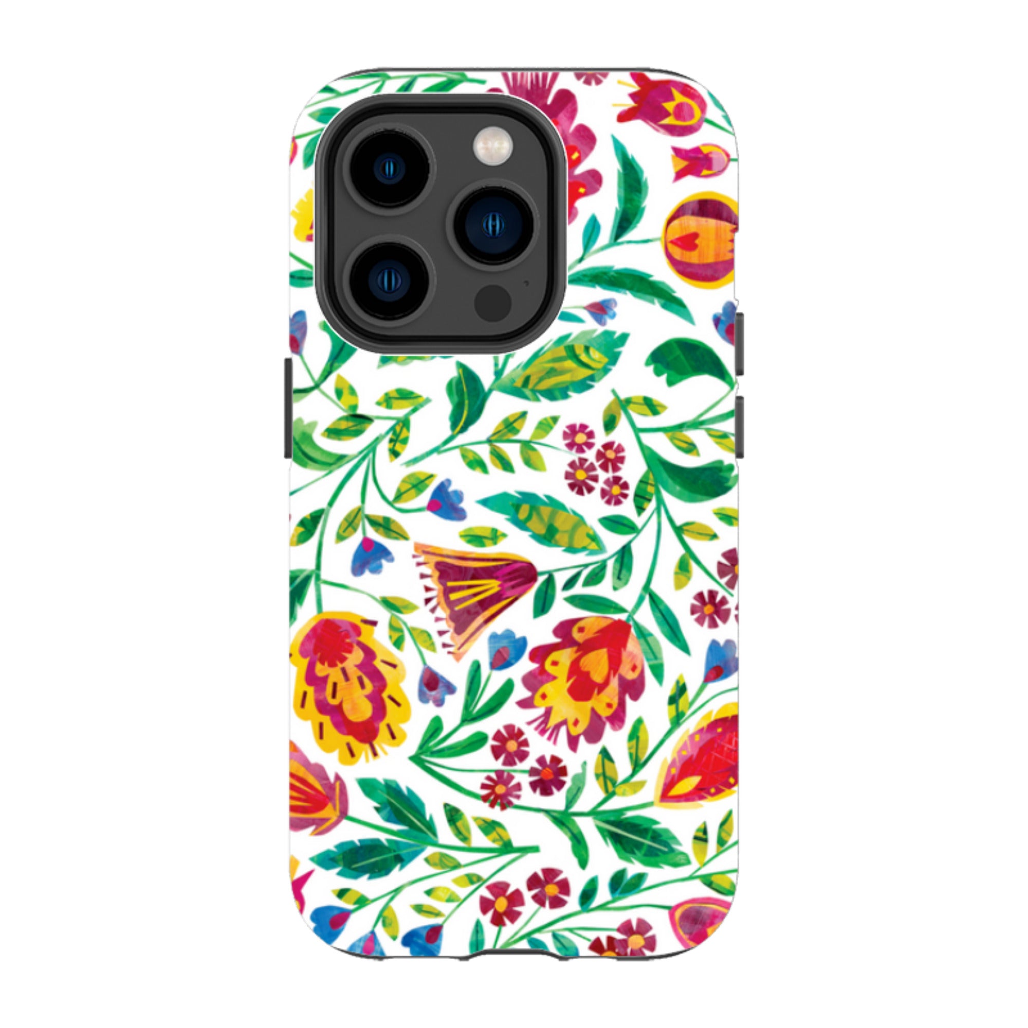 iPhone MagSafe Tough Case - Folk Pattern By Tracey English