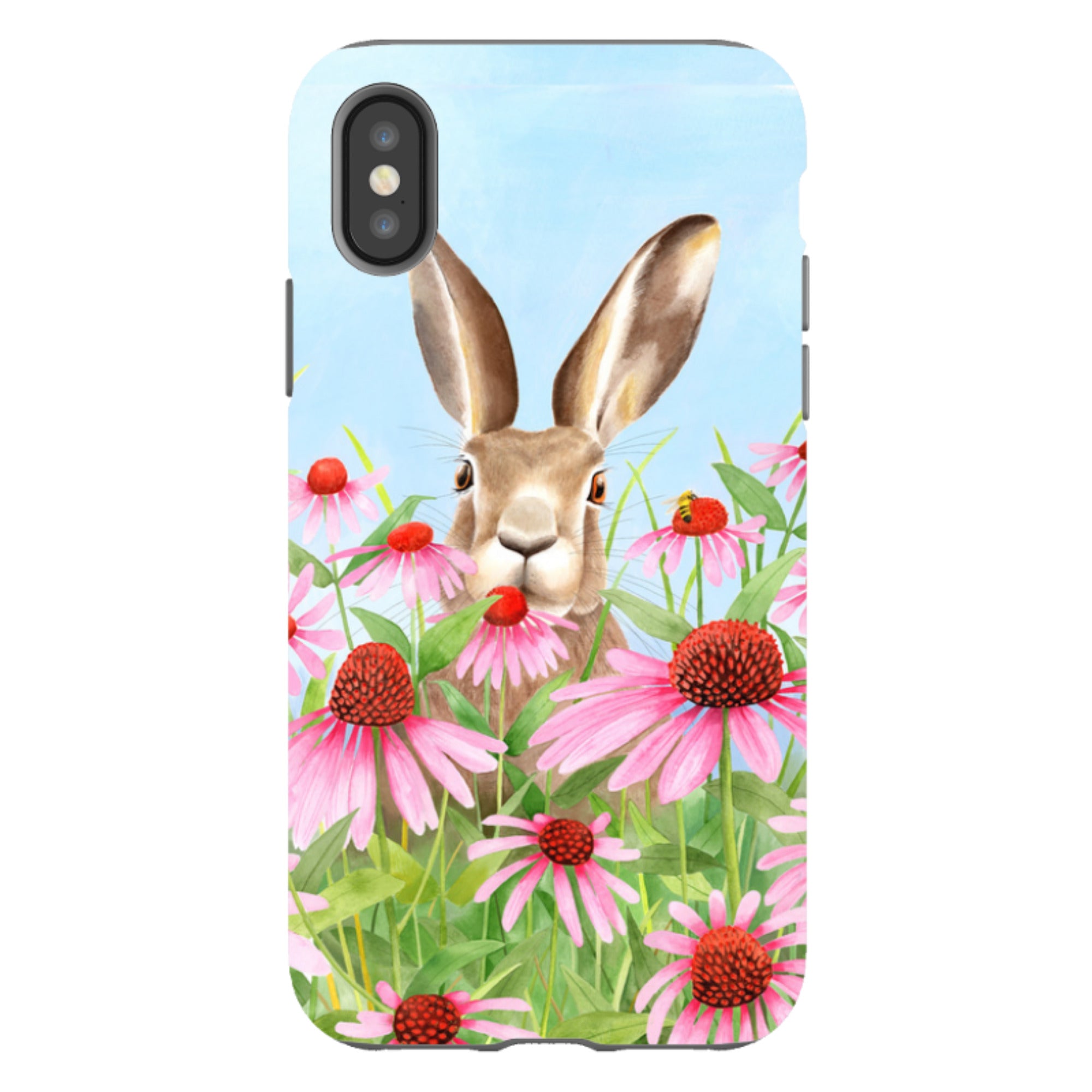 iPhone Tough Case - Summer Hare By Bex Parkin